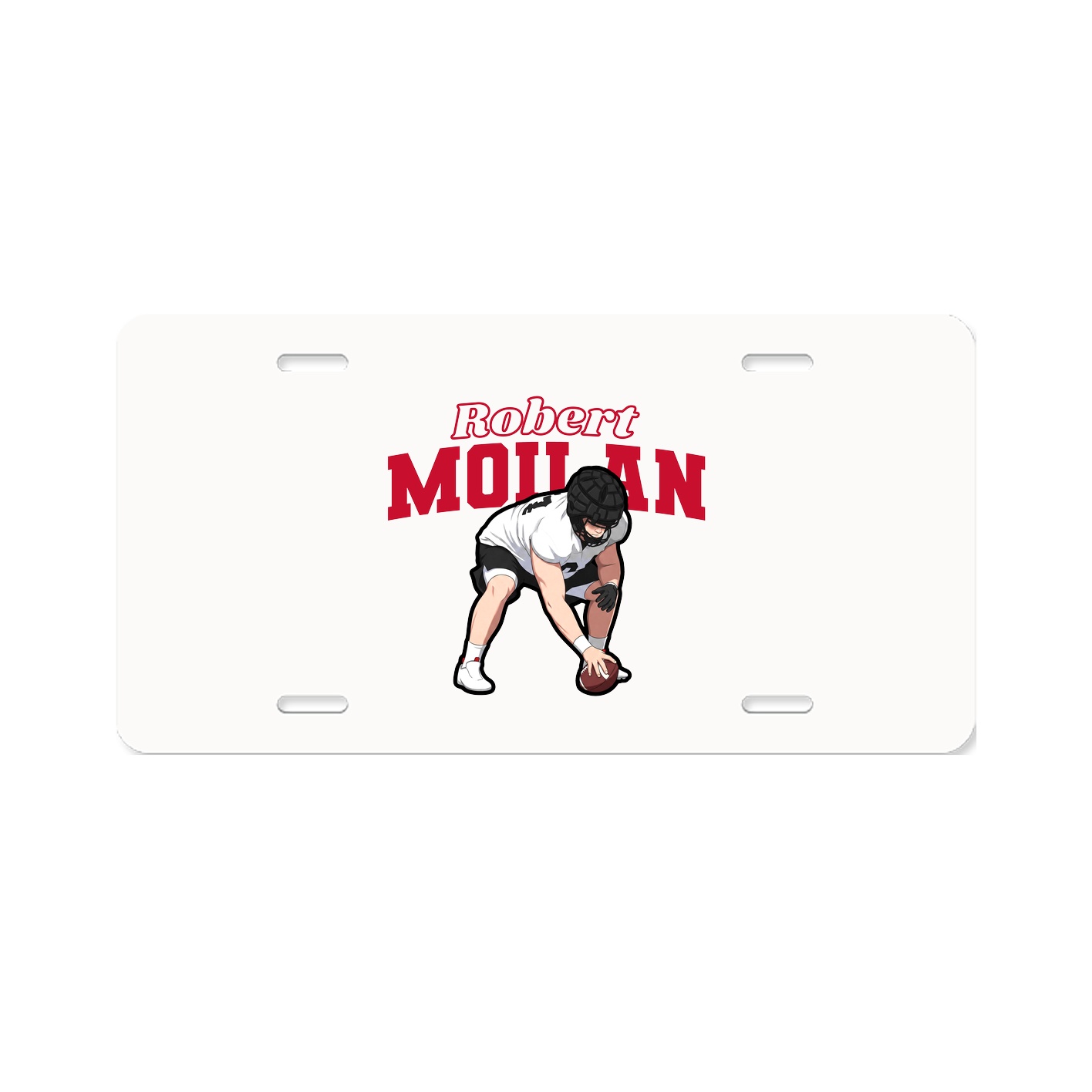 License Plate — Name Arch in Classic