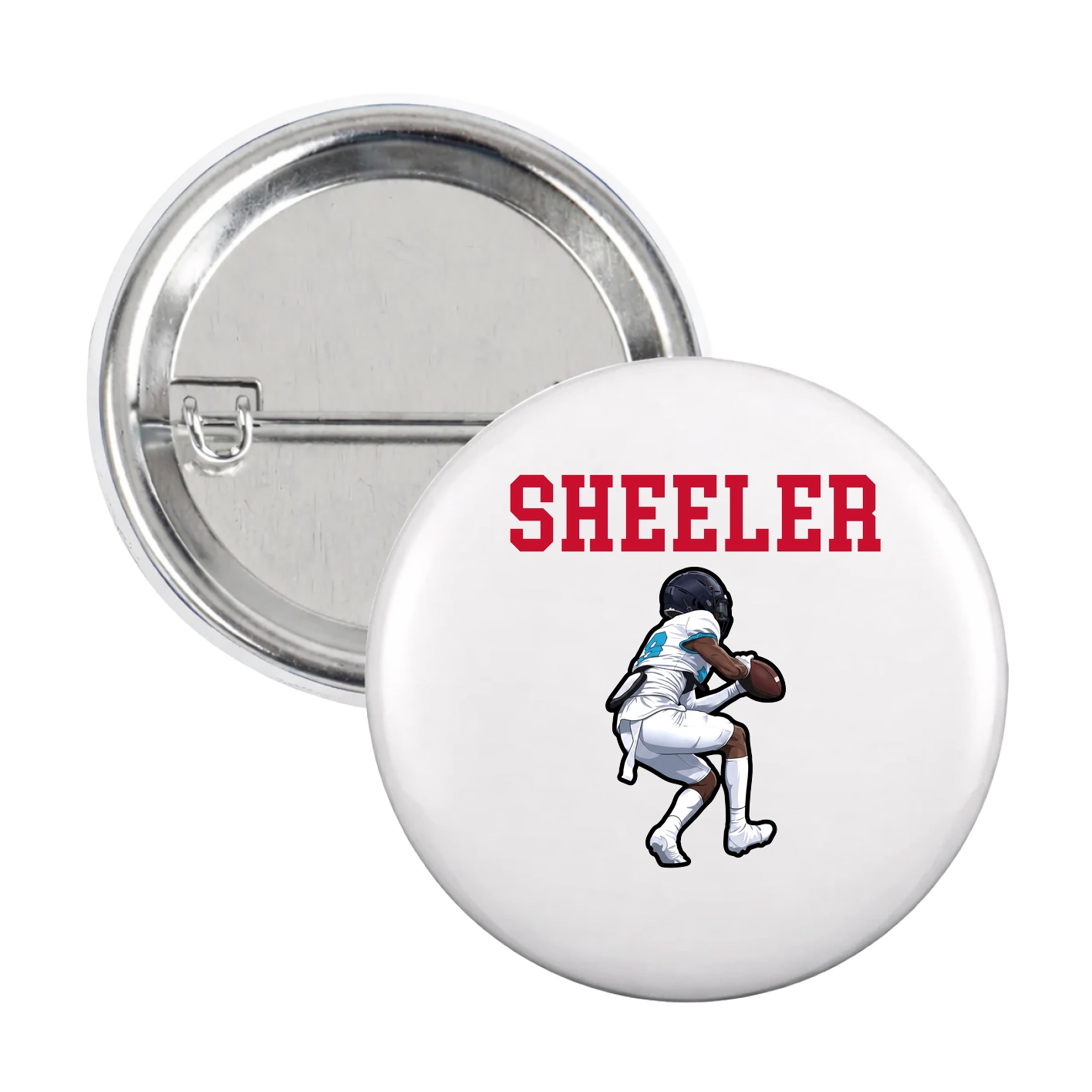 Game Day Button — Shirsey in White