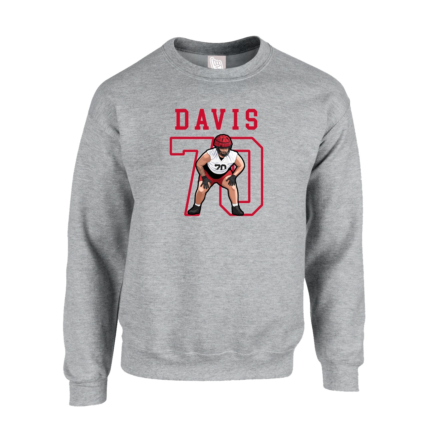 Fleece Crew — Shirsey in Grey
