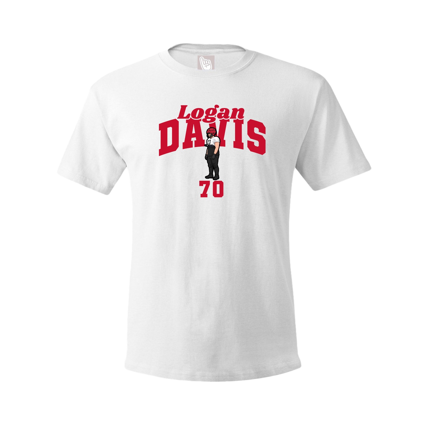 Youth Tee — Signature Arch in White