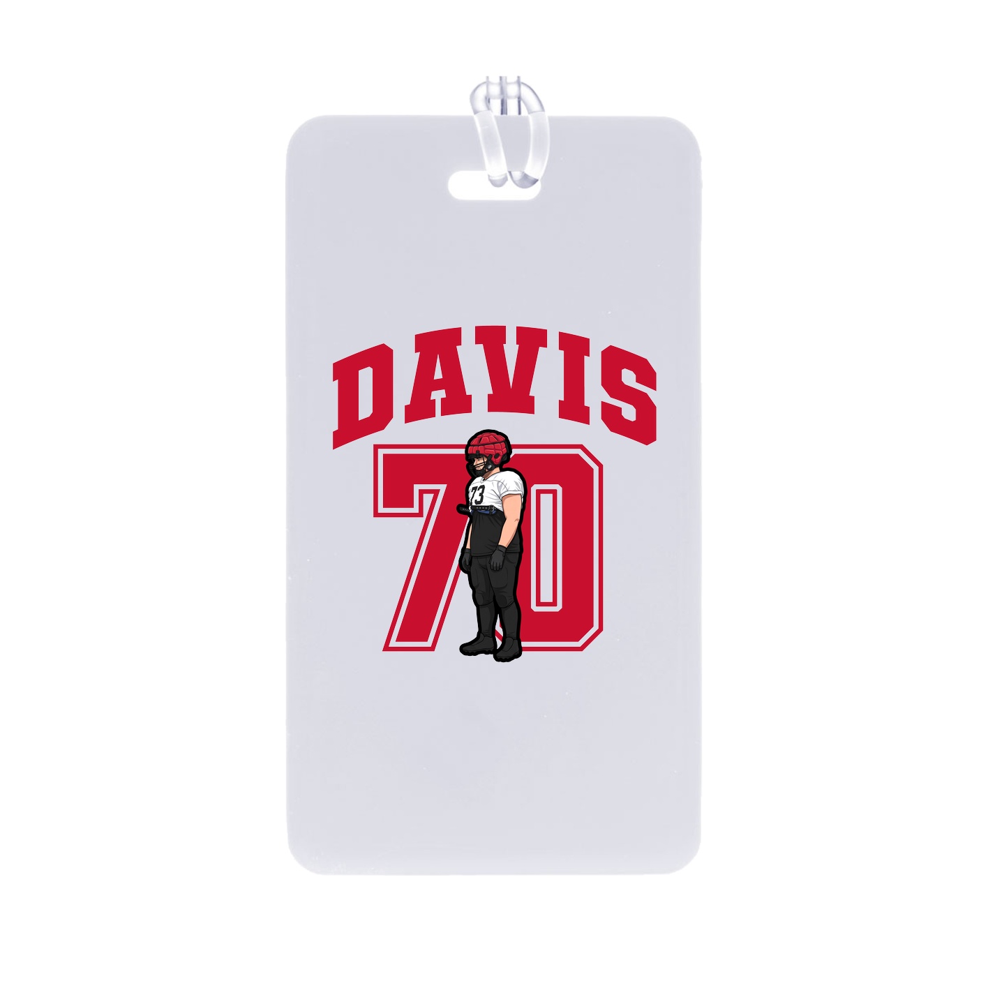 Bag Tag — Number in Classic
