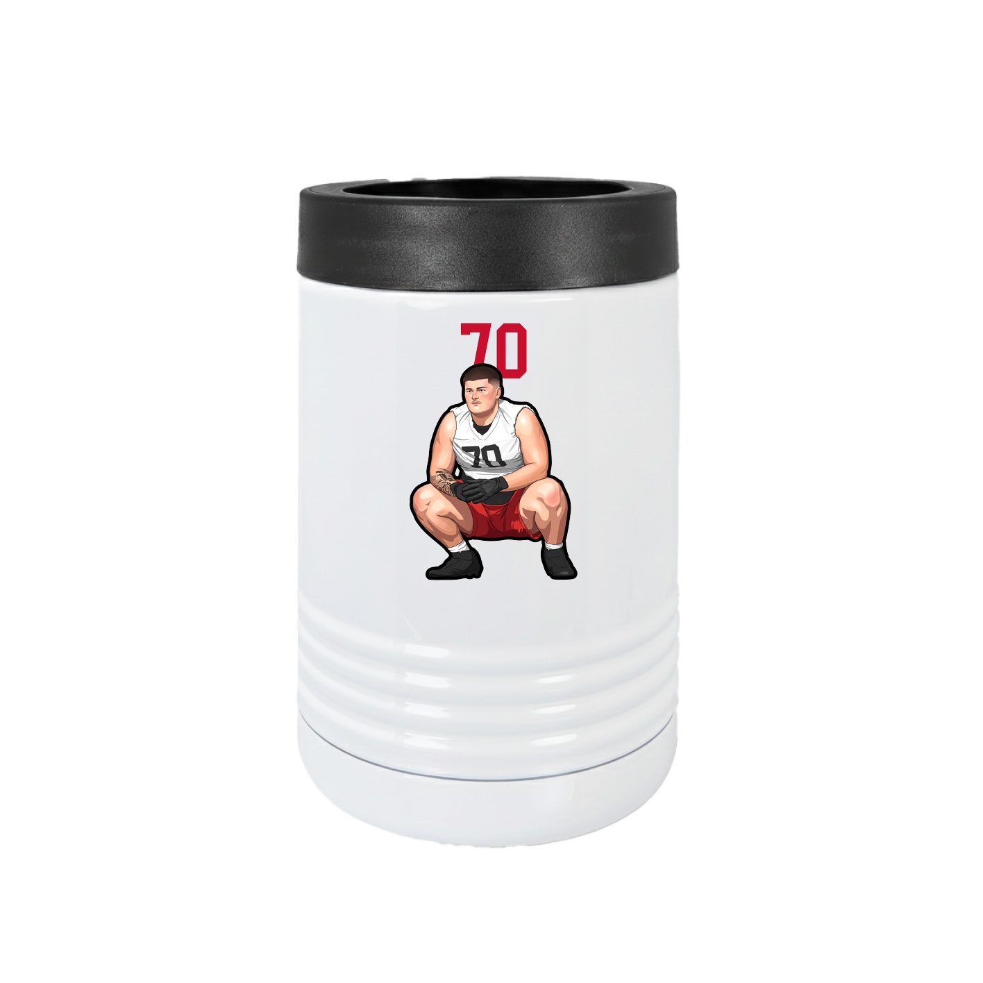 Beverage Holder — Number Top in White