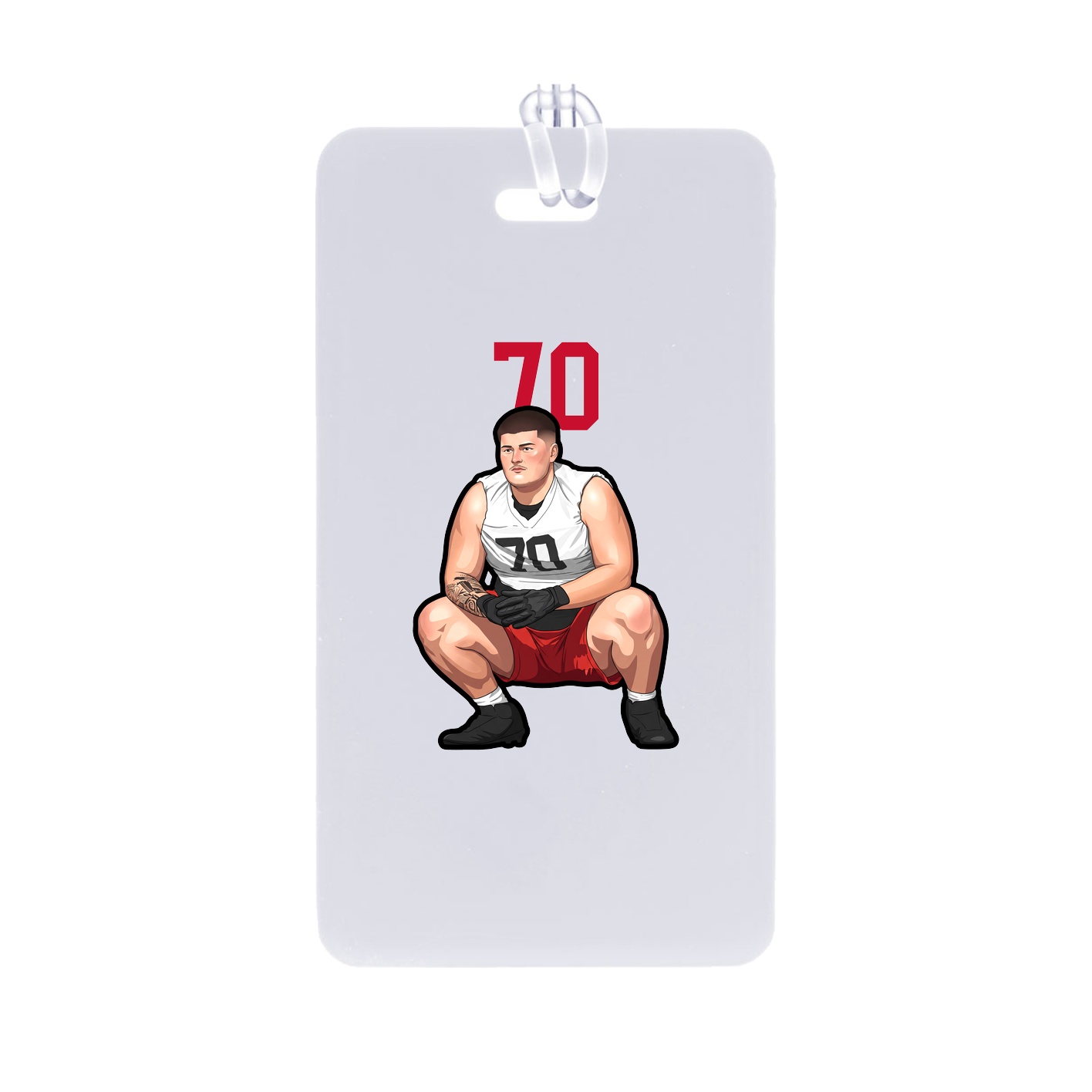 Bag Tag — Number Top in Classic
