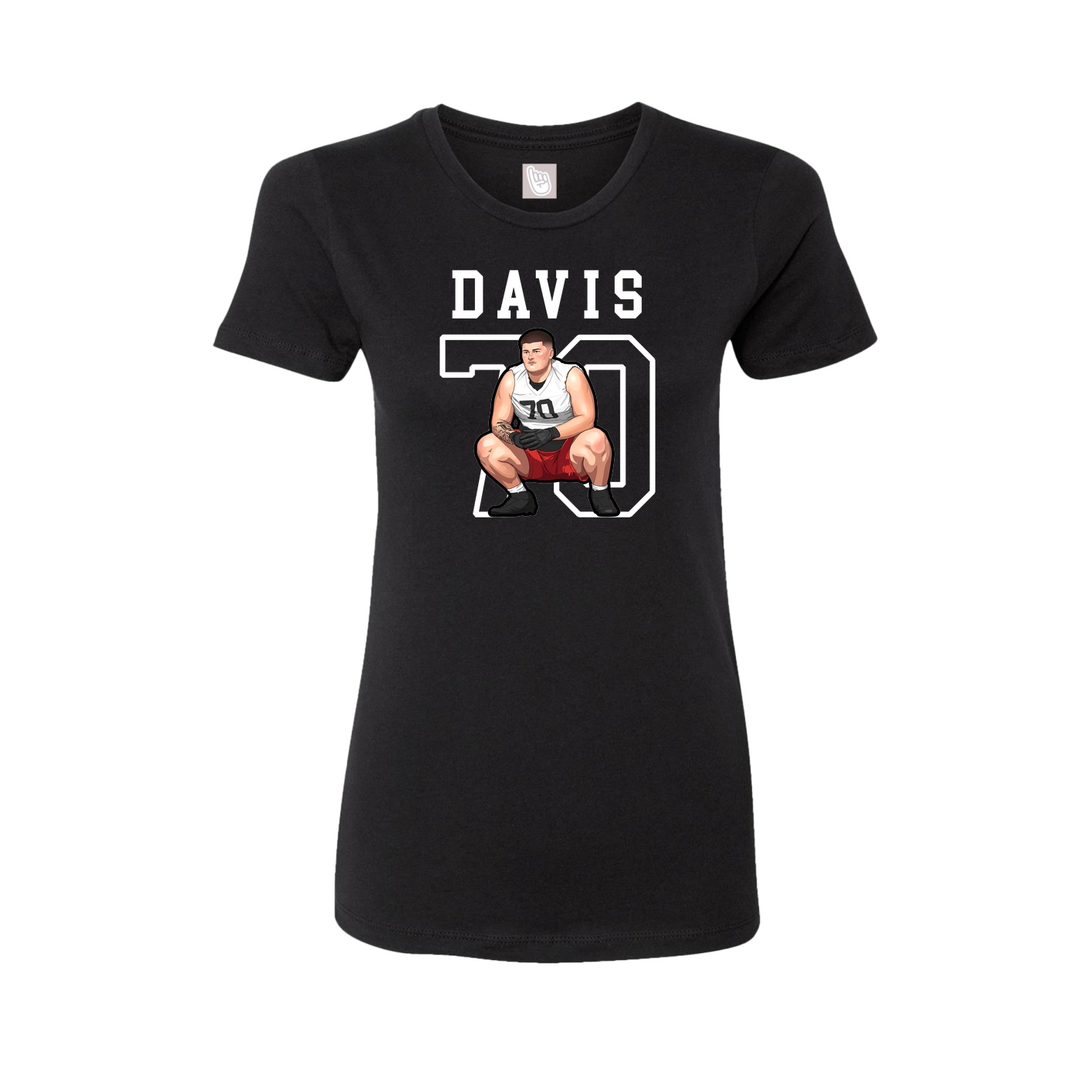 Fitted Women's Tee — Shirsey in Black