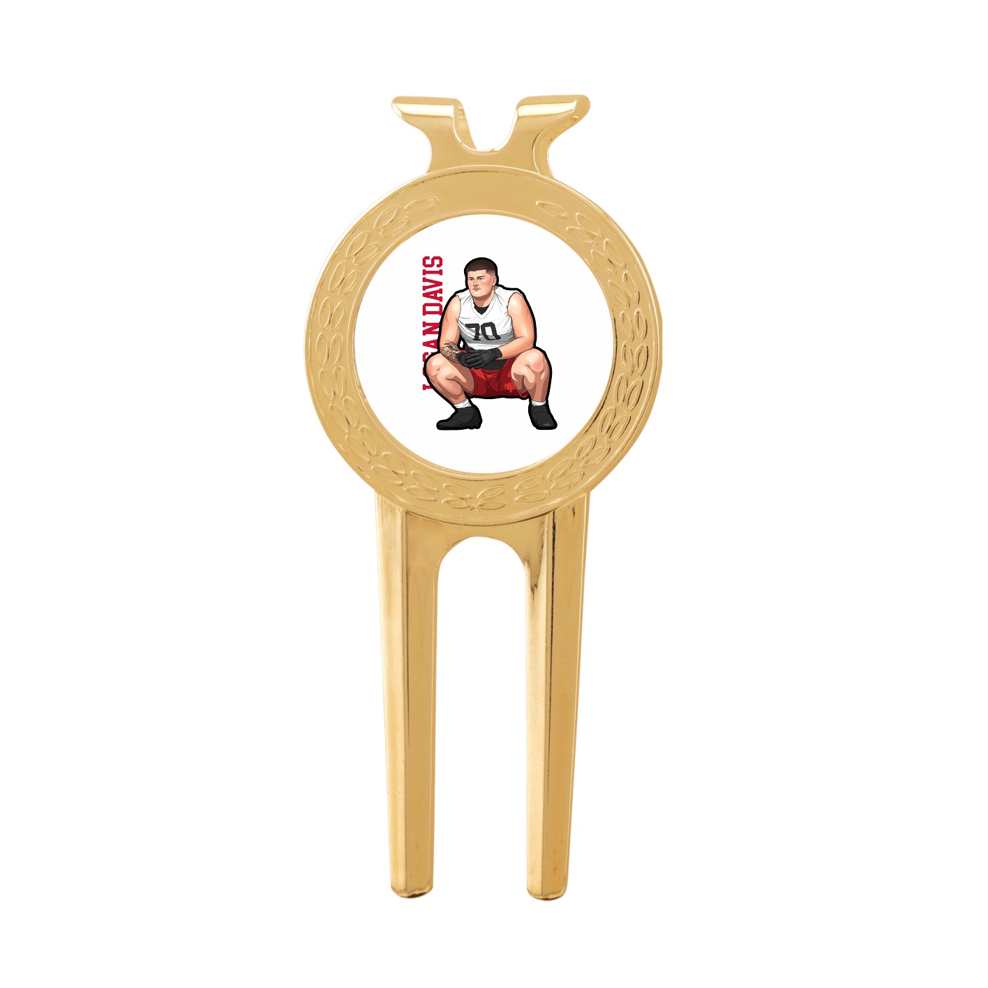 Divot Tool with Ball Marker — Name Vertical in Classic