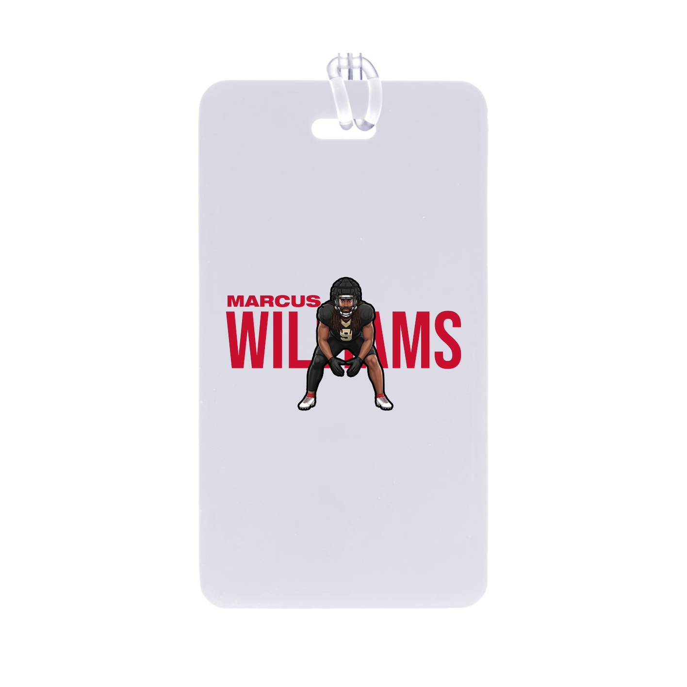 Bag Tag — Player Name in Classic
