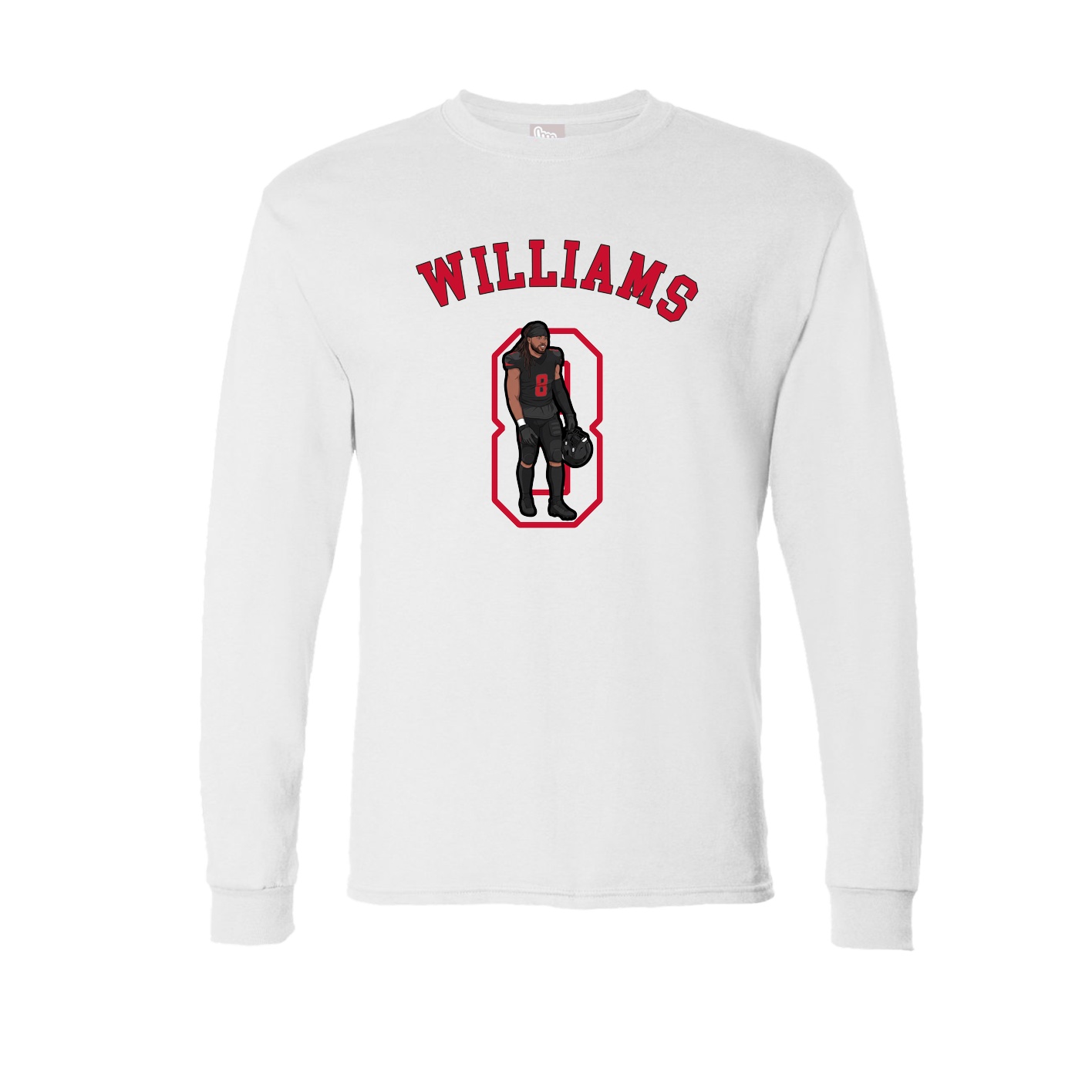 Long Sleeve Tee — Shirsey Arch in White
