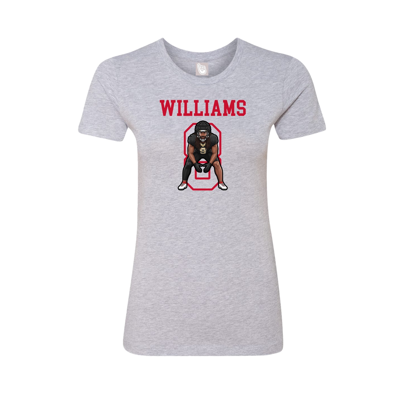 Fitted Women's Tee — Shirsey in Grey