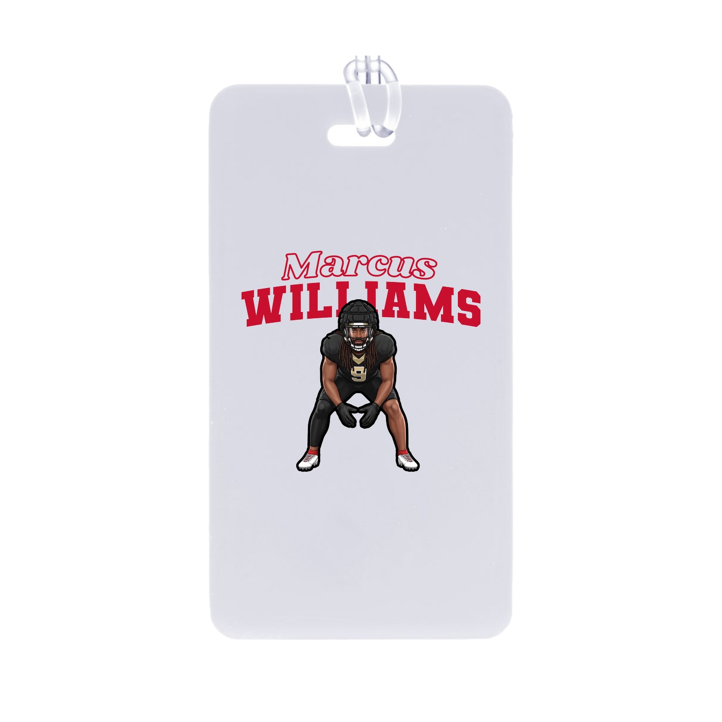 Bag Tag — Name Arch in Classic