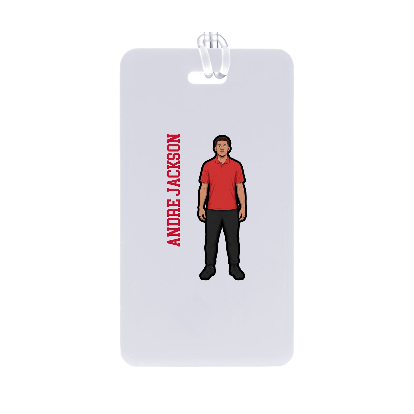 Bag Tag — Name Vertical in Classic