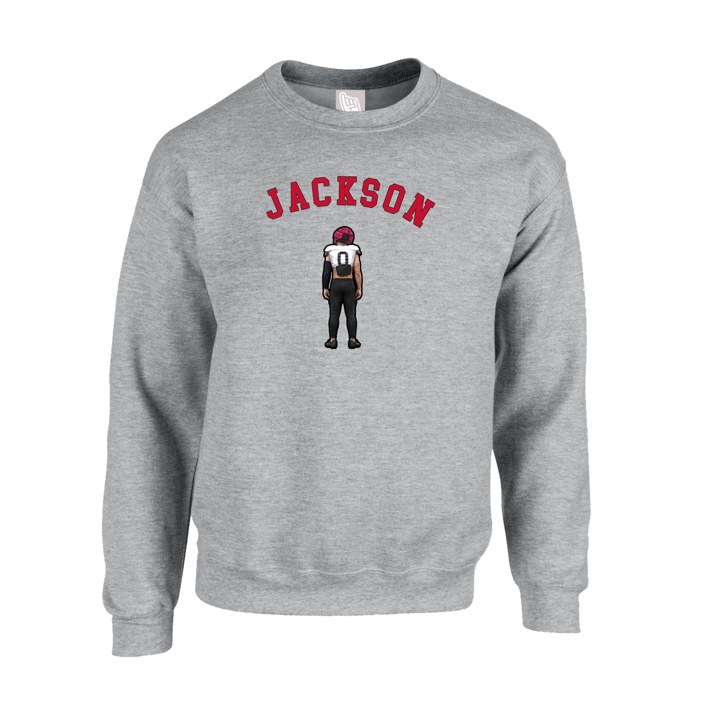 Fleece Crew — Shirsey Arch in Grey