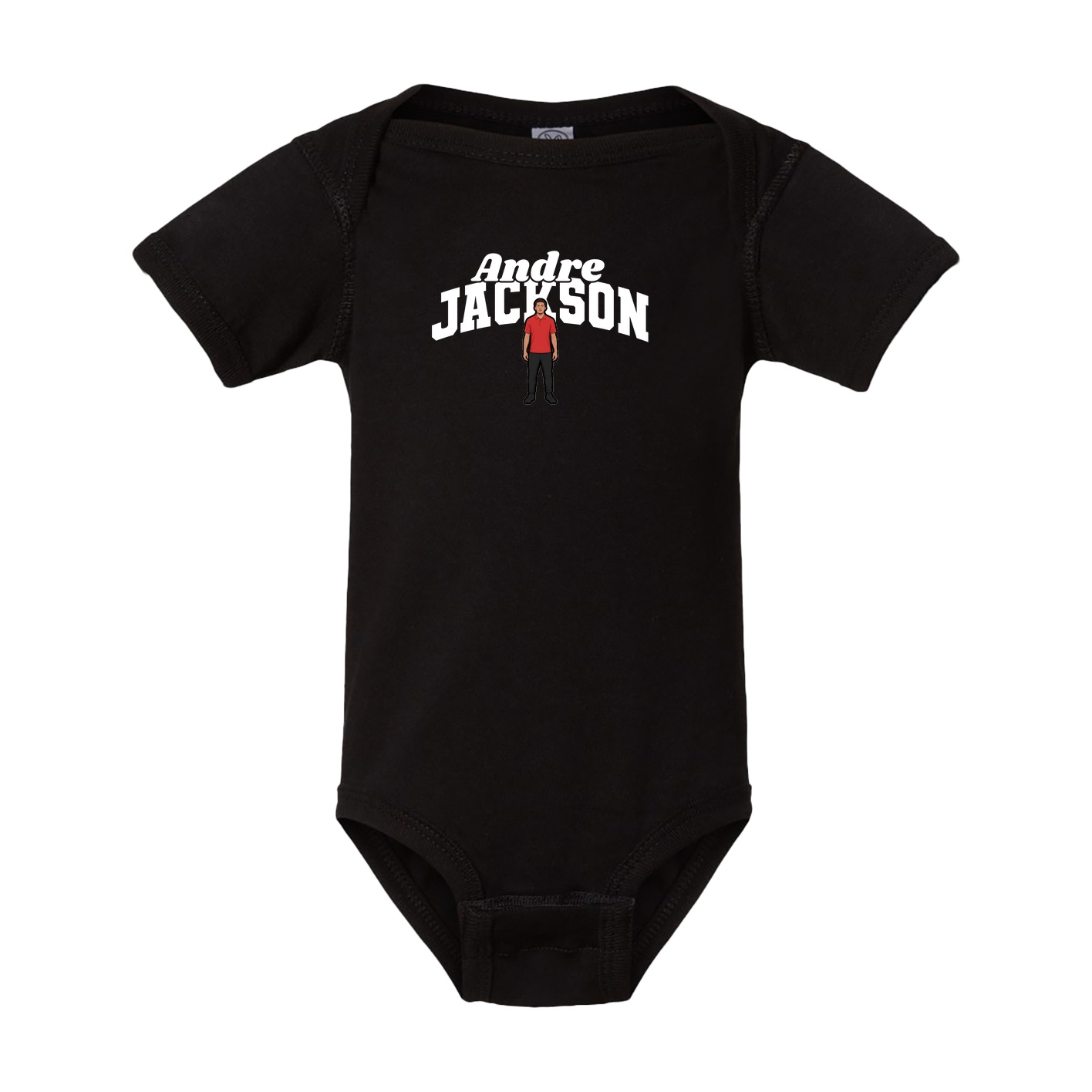 Baby Onesie — Signature Arch in Black