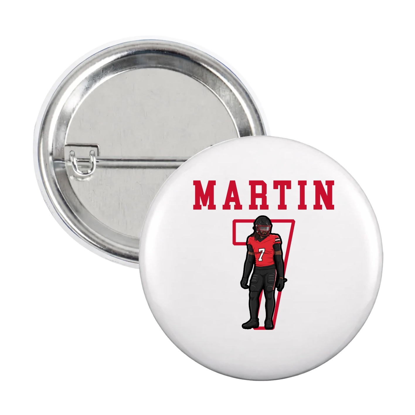 Game Day Button — Shirsey in White