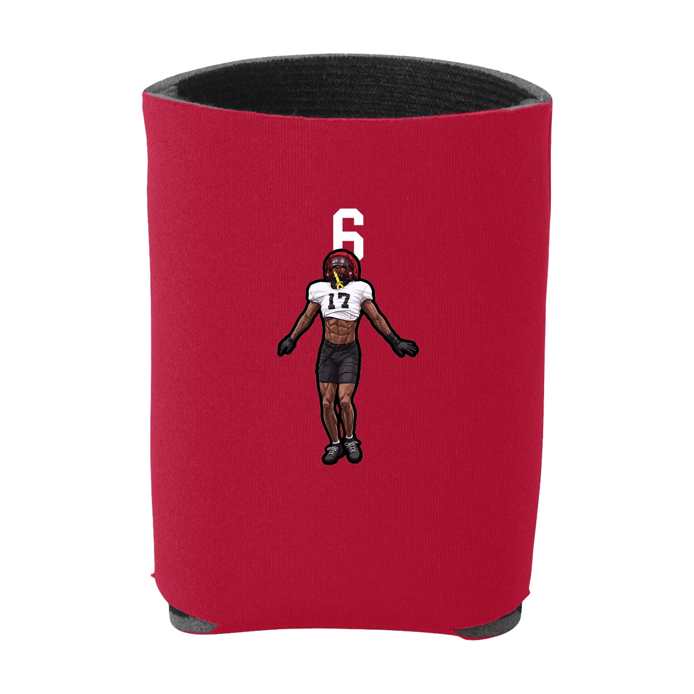 Can Holder — Number Top in Red