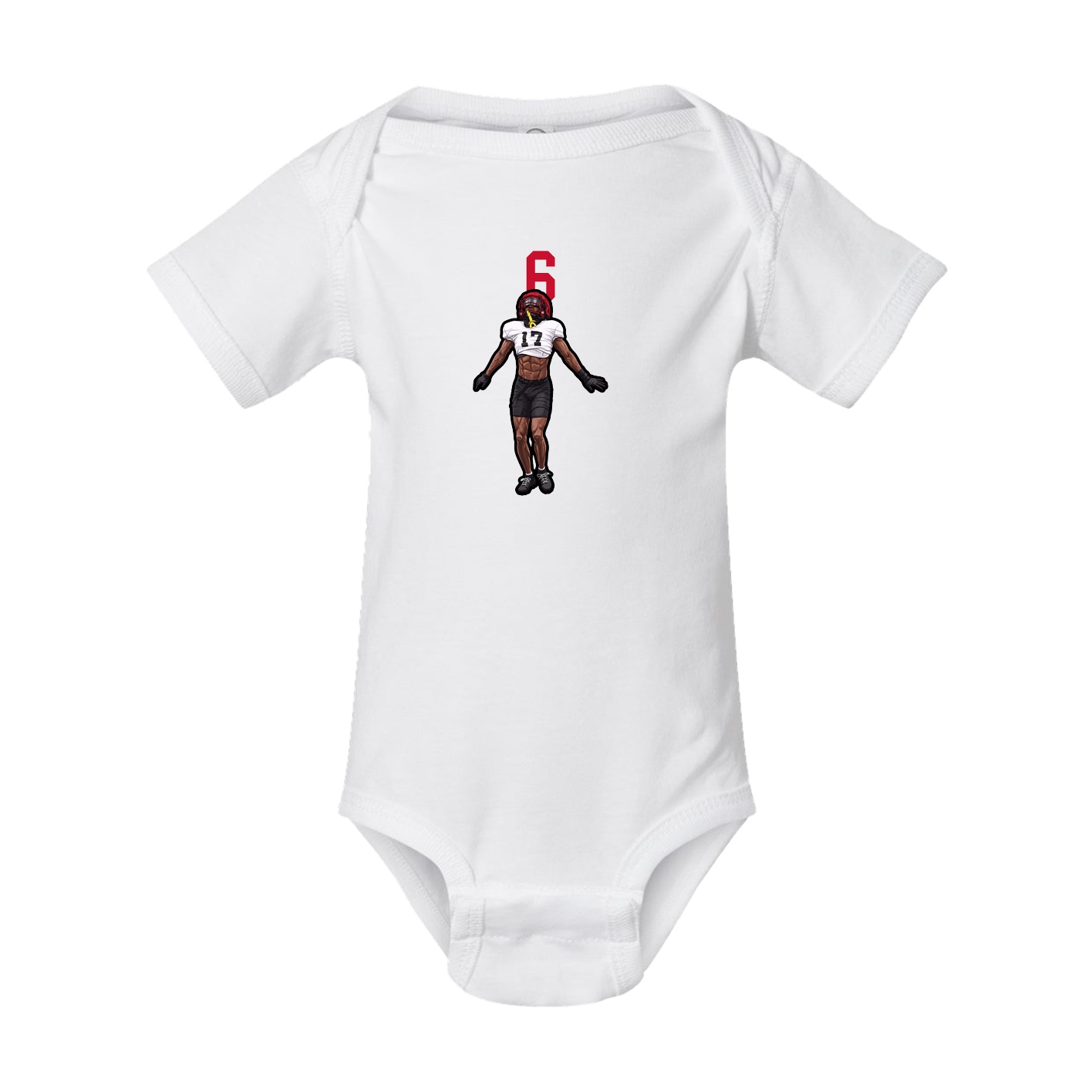 Baby Onesie — Number Top in White