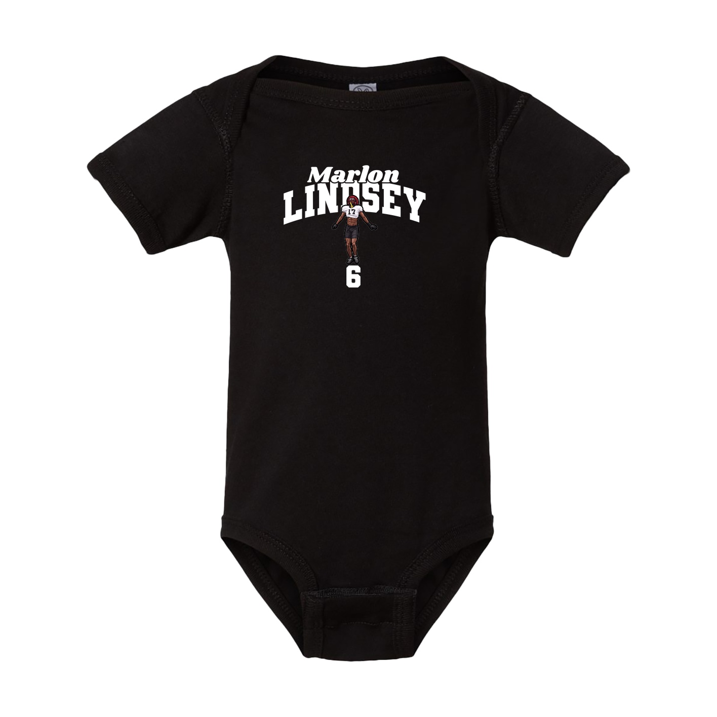 Baby Onesie — Signature Arch in Black