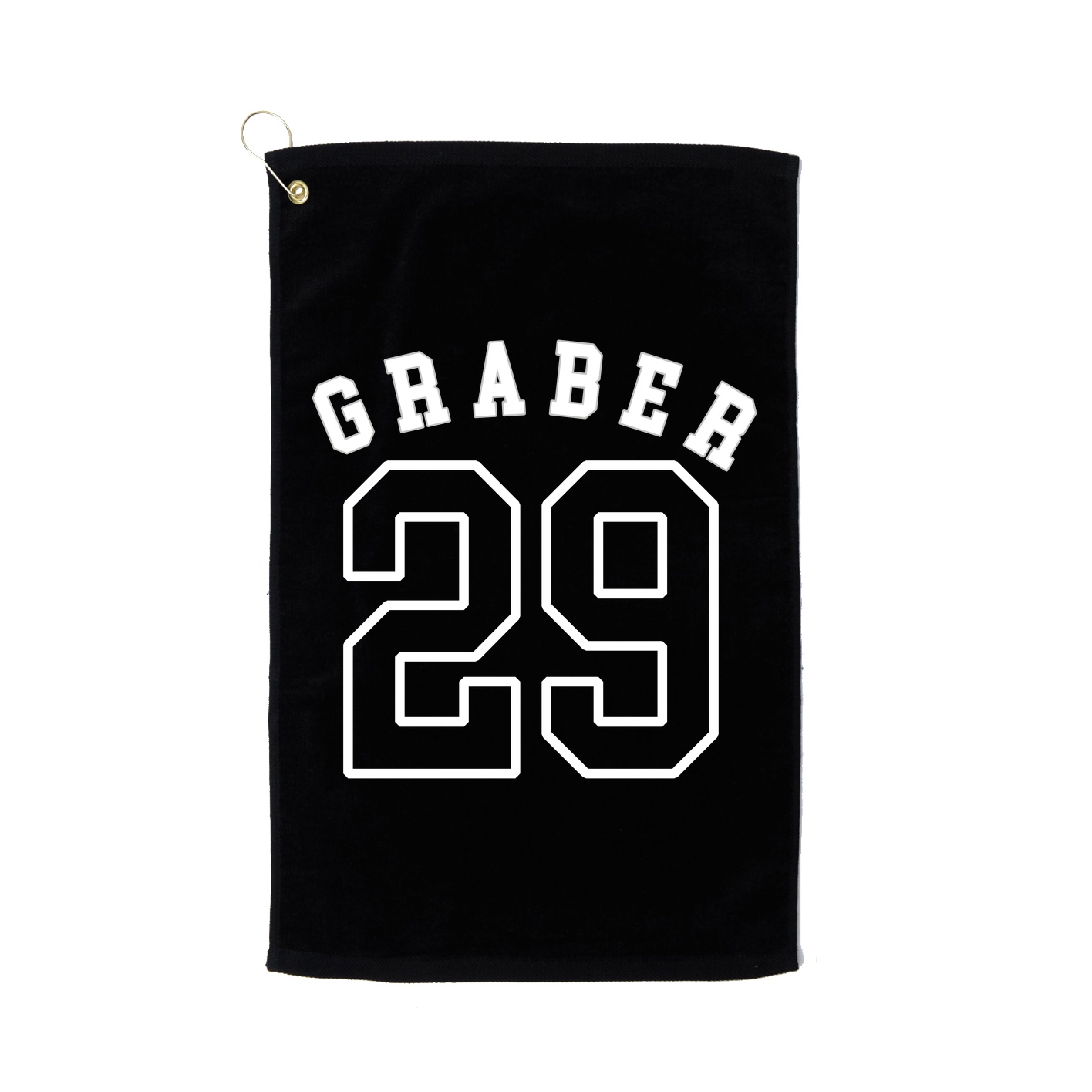 Golf Towel — Shirsey Arch in Black