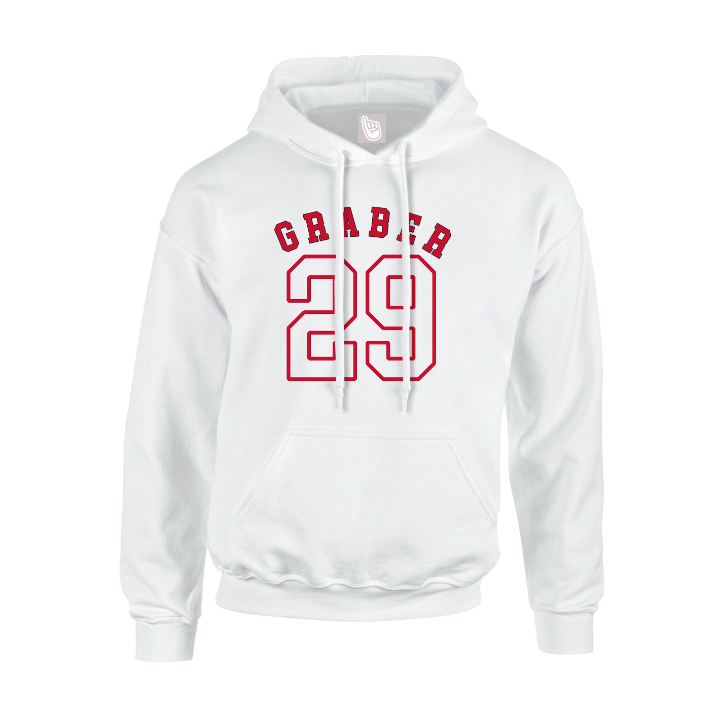 Hoodie — Shirsey Arch in White