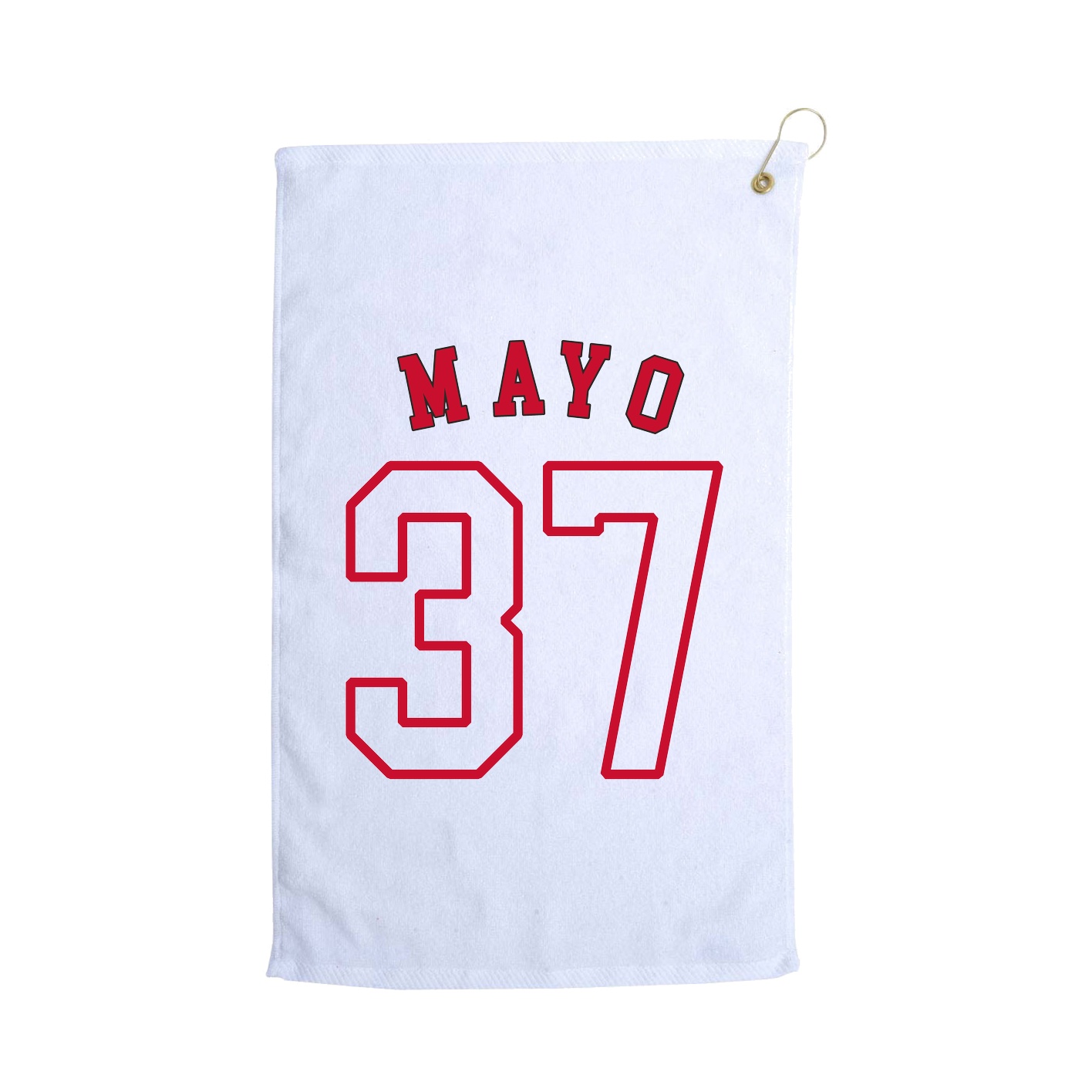 Golf Towel — Shirsey Arch in White