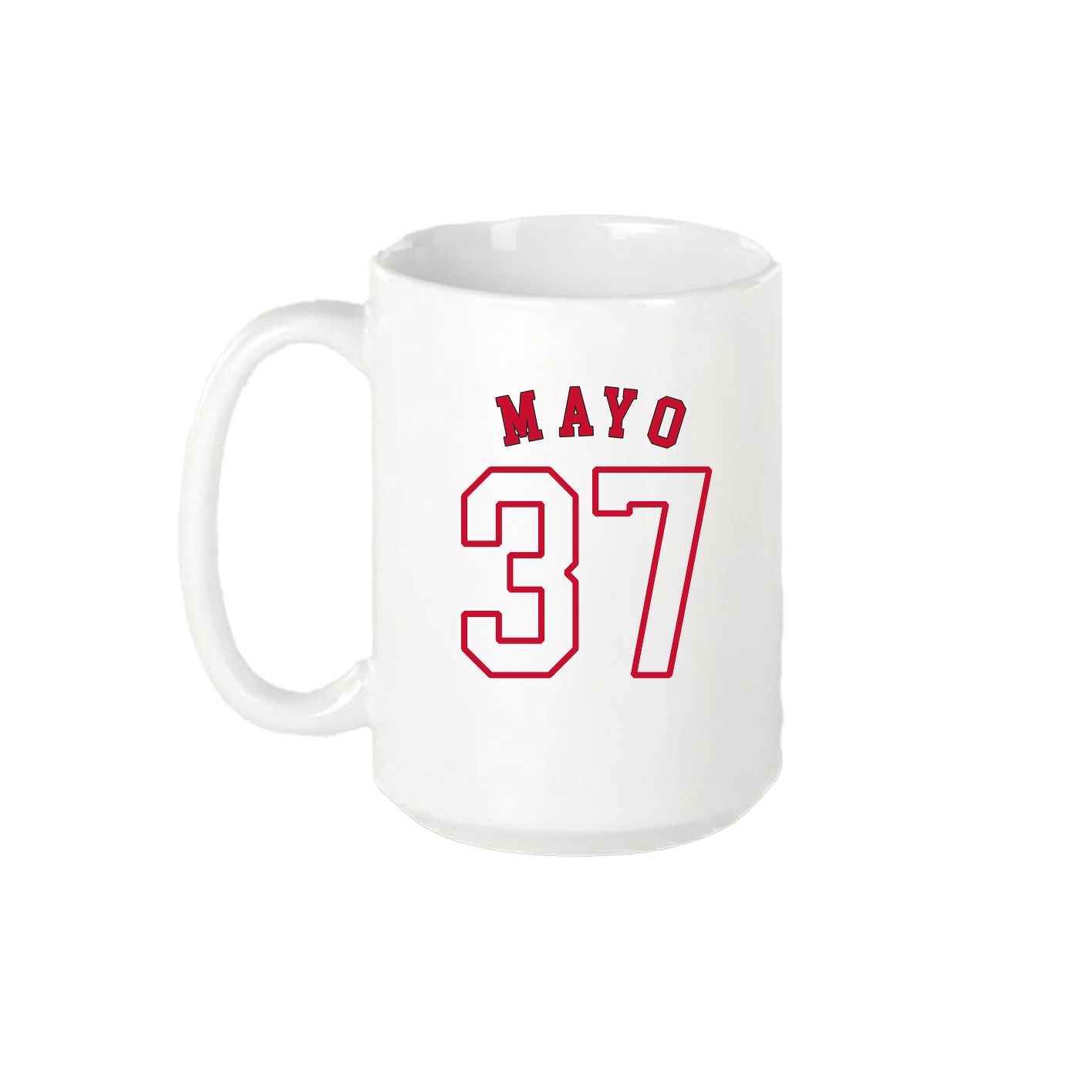 15oz Coffee Mug — Shirsey Arch in White