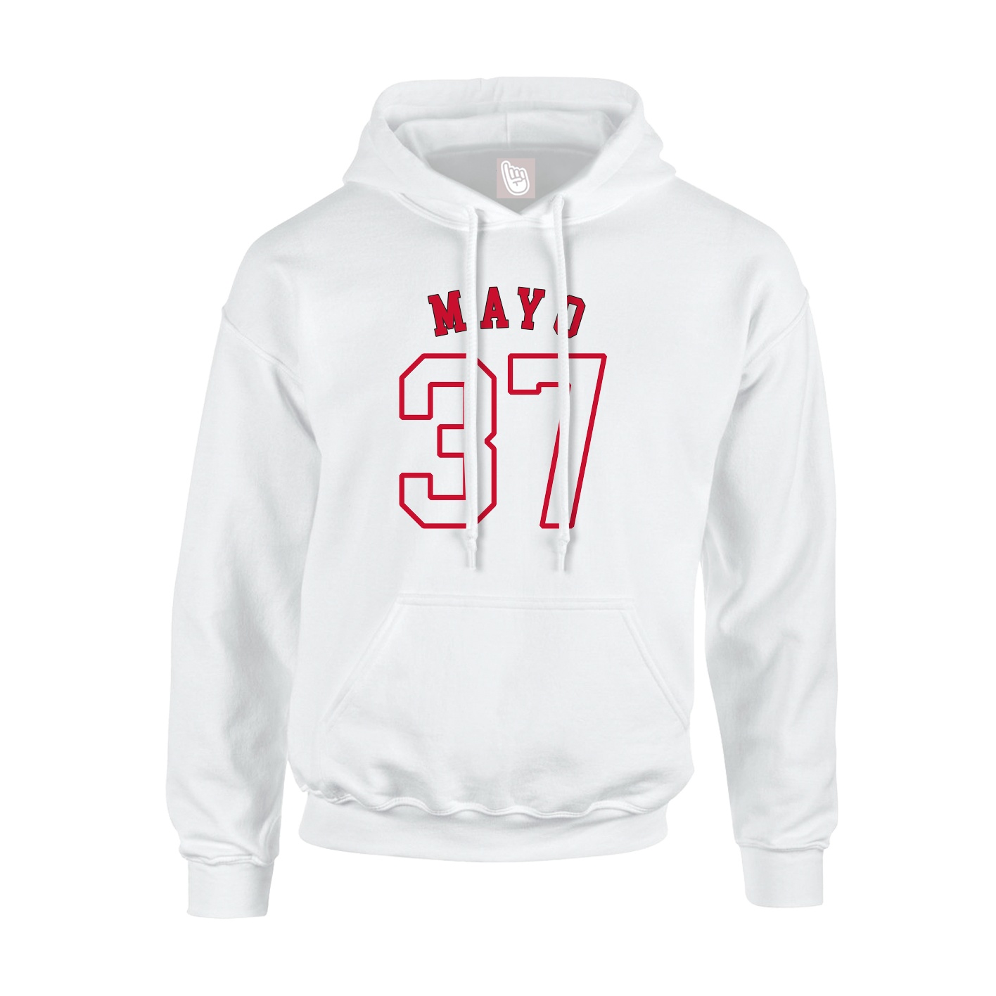 Hoodie — Shirsey Arch in White