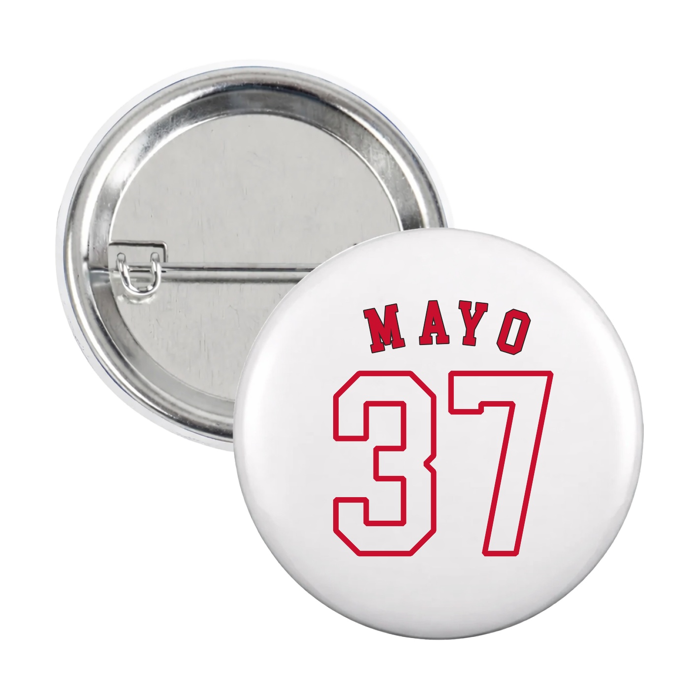 Game Day Button — Shirsey Arch in White