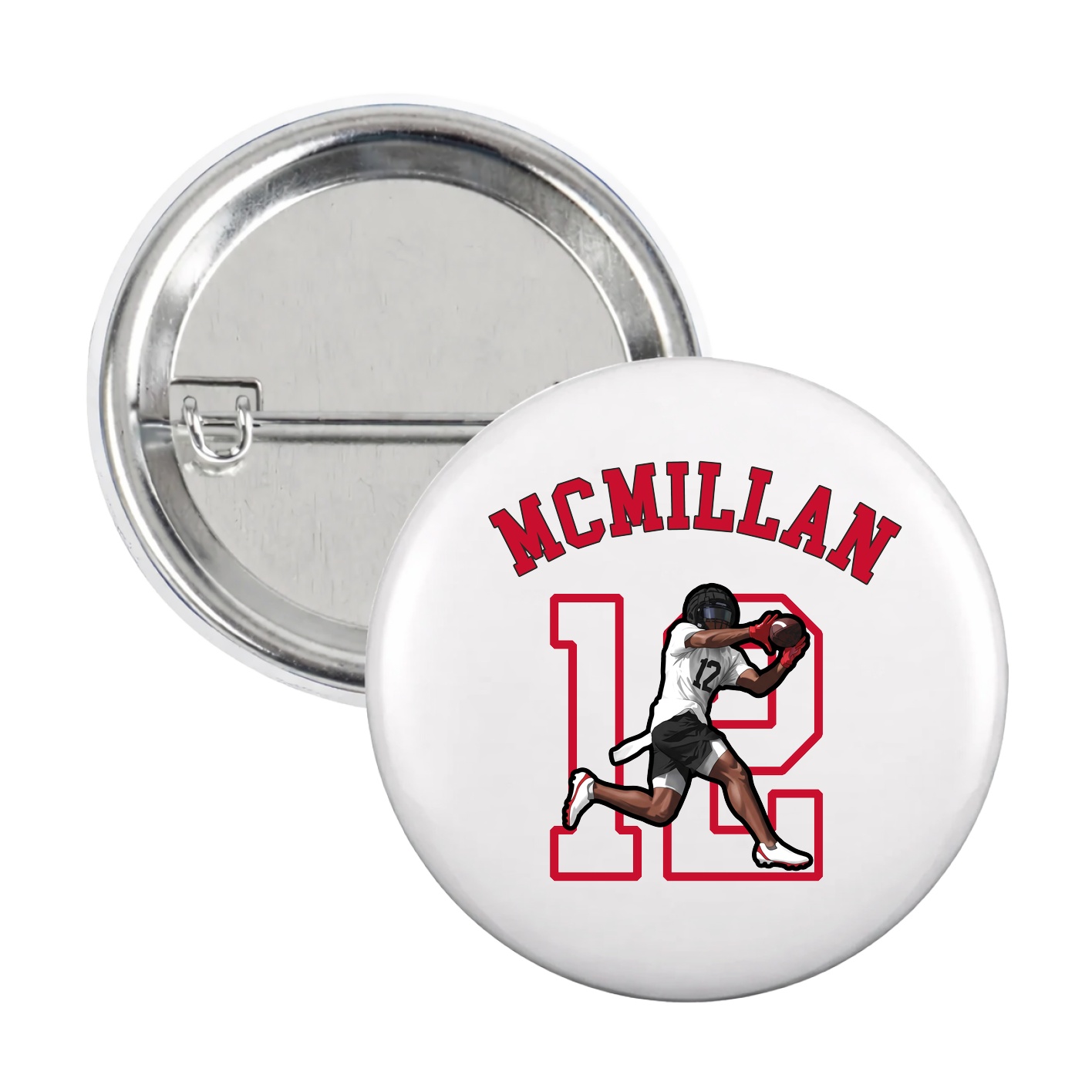 Game Day Button — Shirsey Arch in White