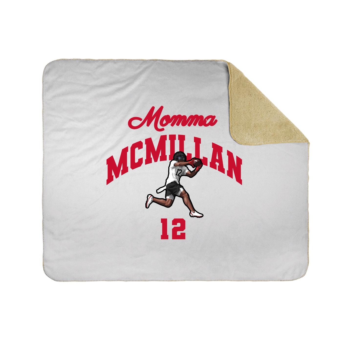 Throw Blanket — Mothers Day Arch in White