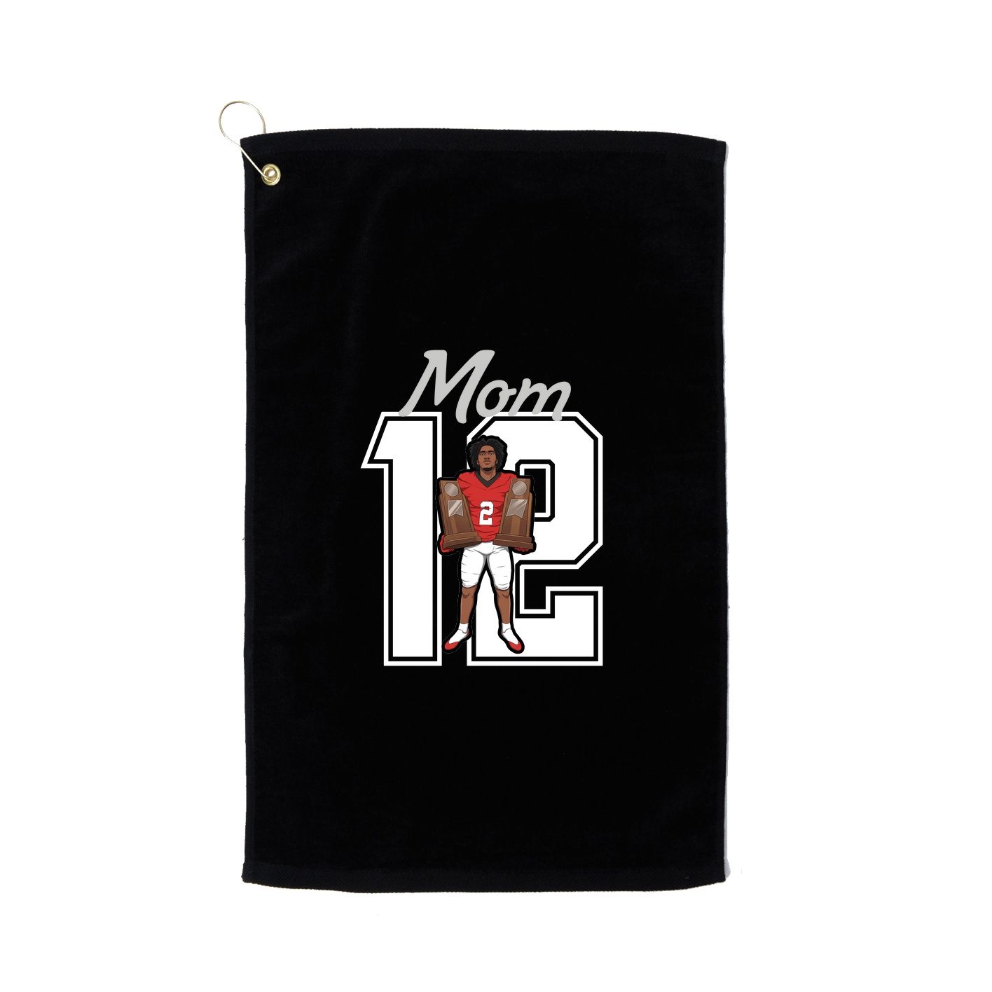 Golf Towel — Mothers Day Shirsey in Black