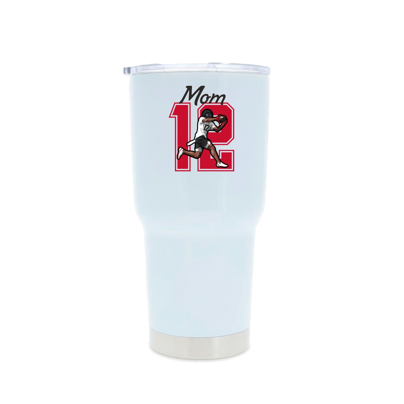30oz Stainless Steel Tumbler — Mothers Day Shirsey in White