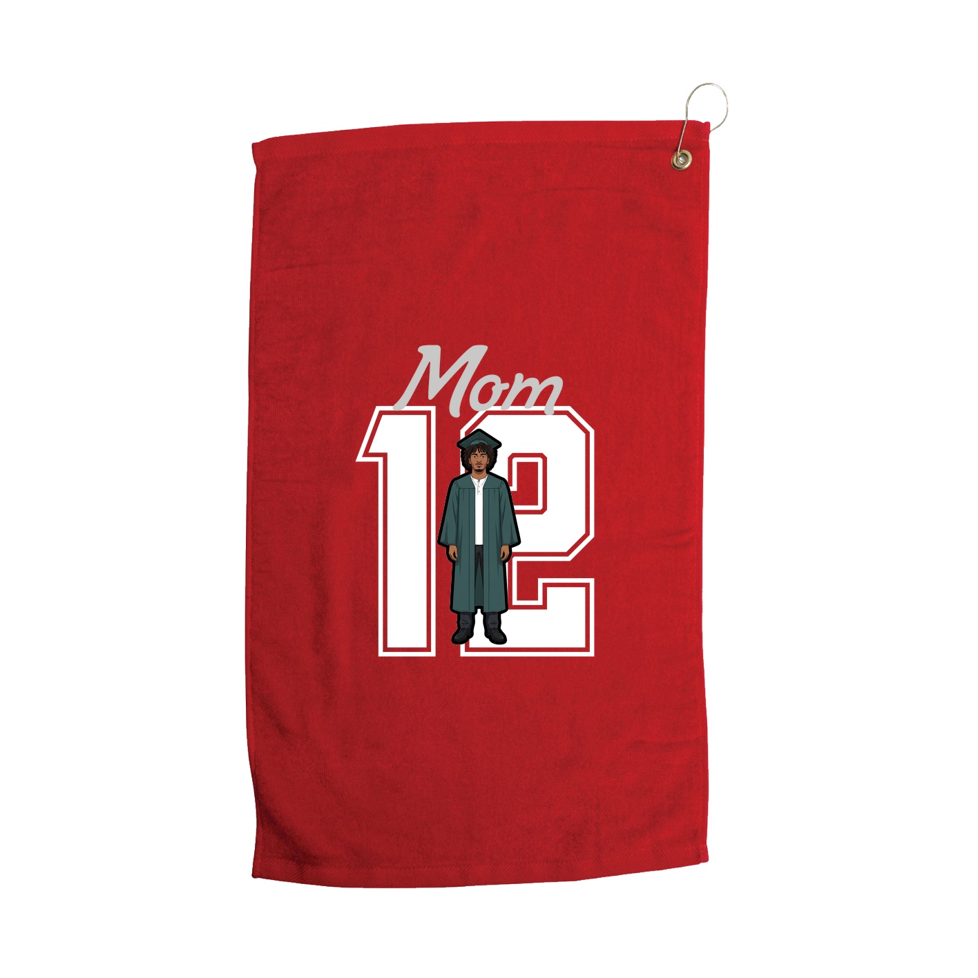 Golf Towel — Mothers Day Shirsey in Red
