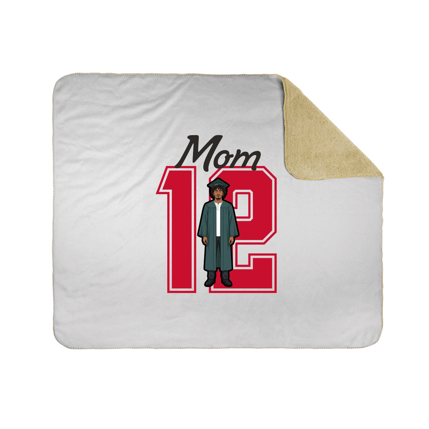 Throw Blanket — Mothers Day Shirsey in White