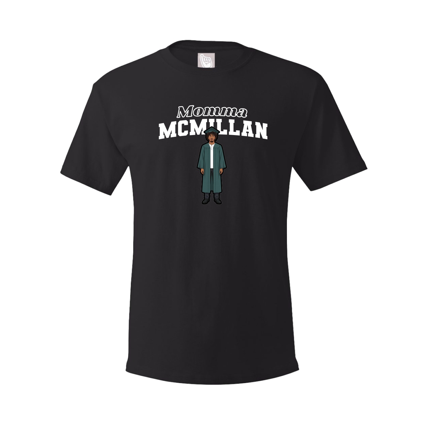 Youth Tee — Mothers Day Block in Black