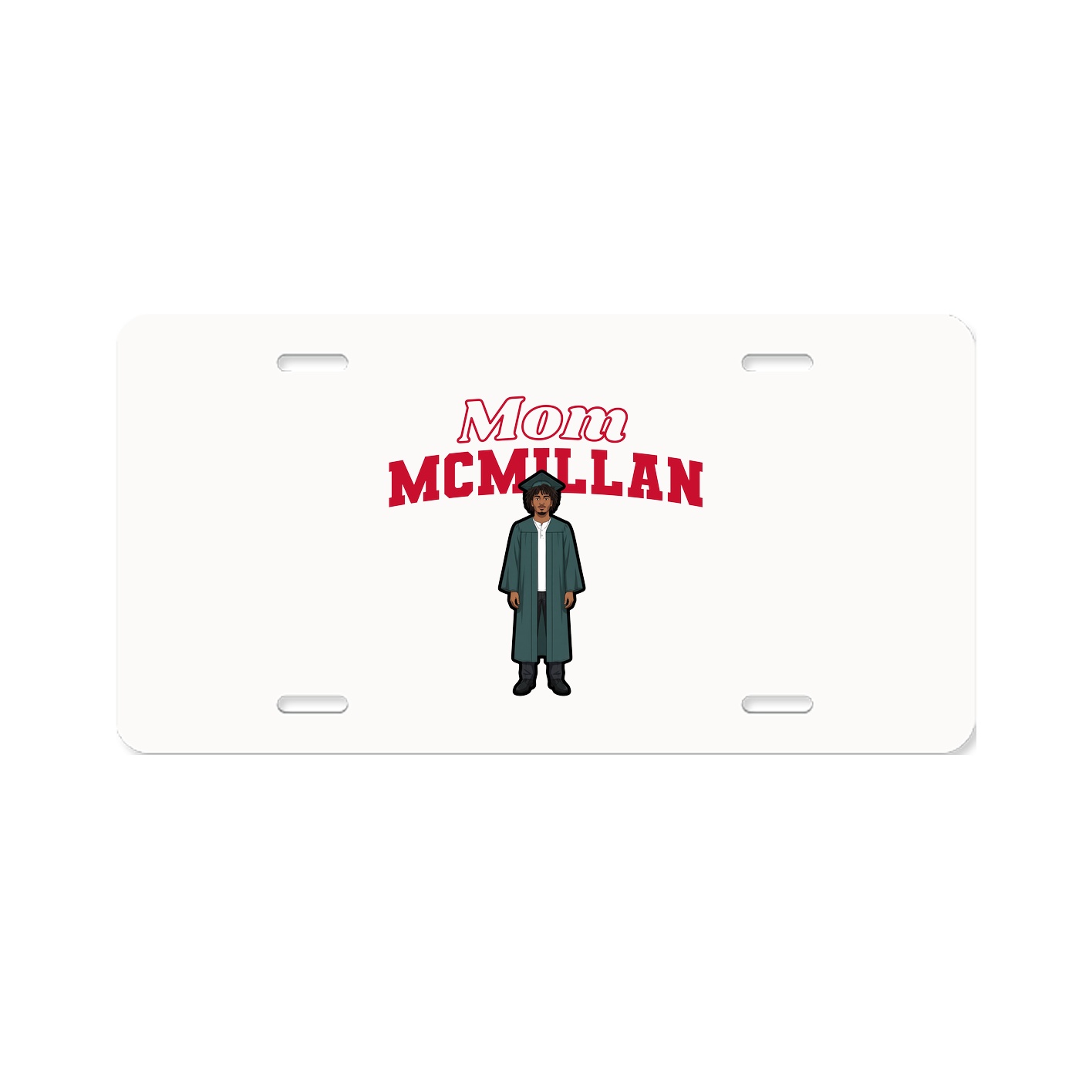 License Plate — Mothers Day Block in Classic