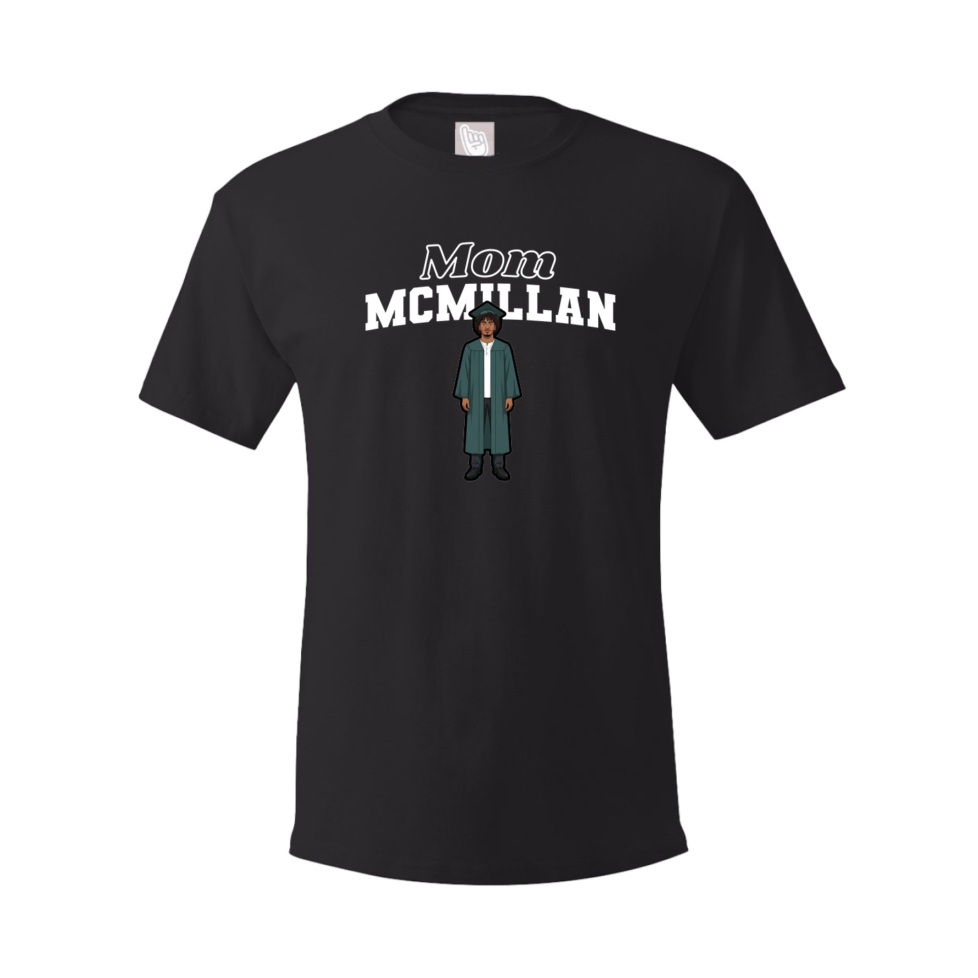 Youth Tee — Mothers Day Block in Black