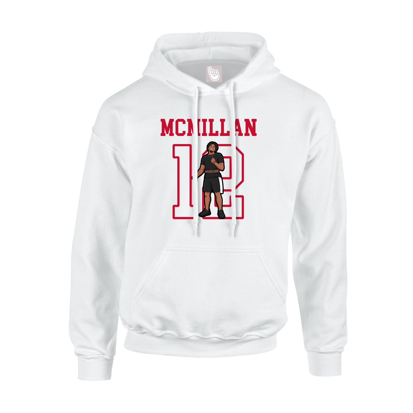 Hoodie — Shirsey in White