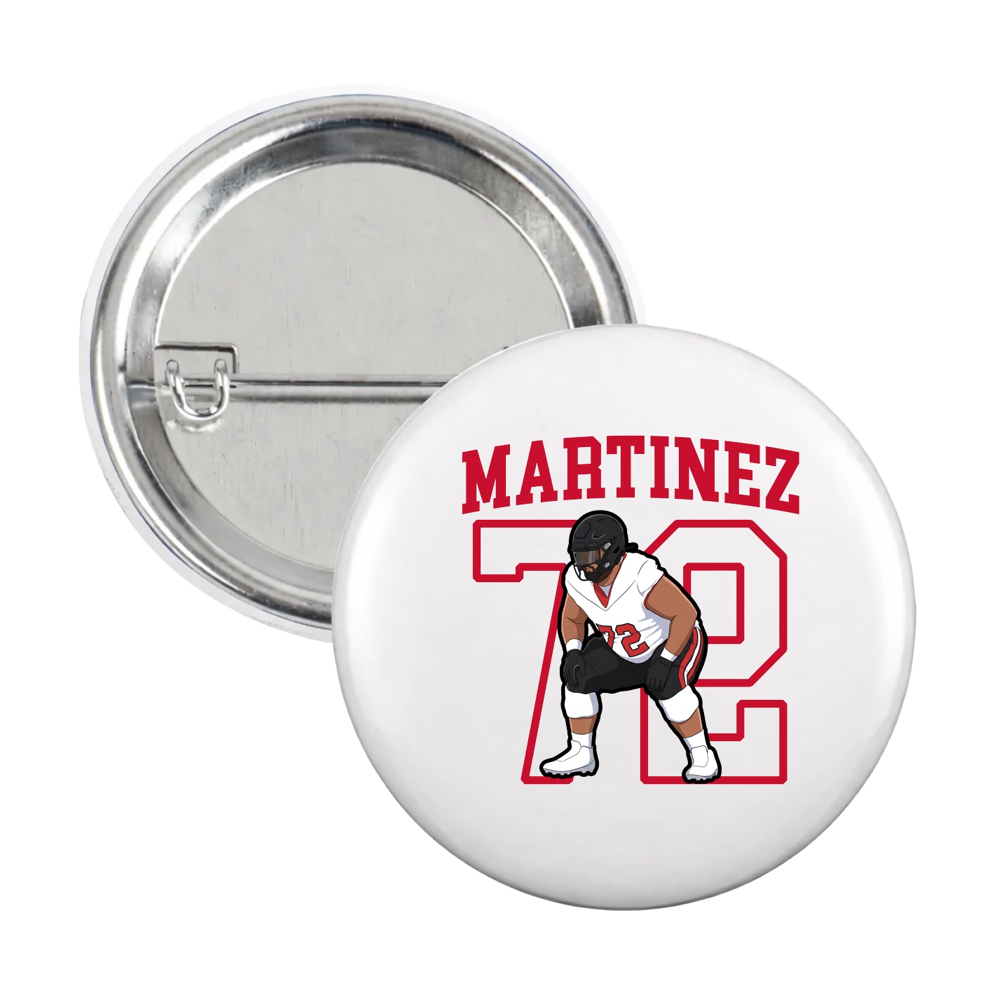 Game Day Button — Shirsey in White