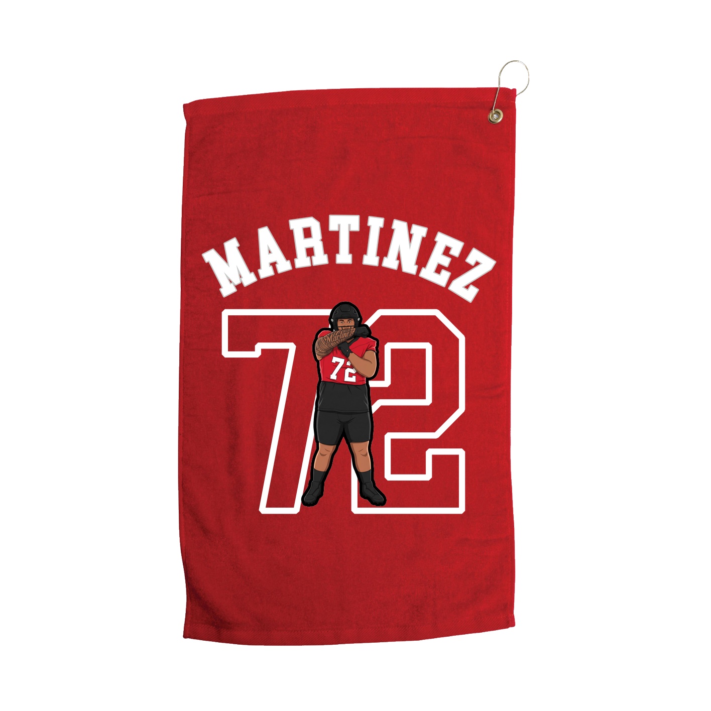 Golf Towel — Shirsey Arch in Red