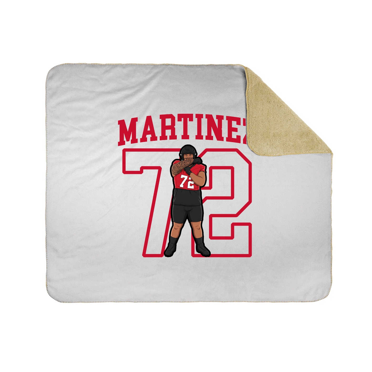 Throw Blanket — Shirsey in White