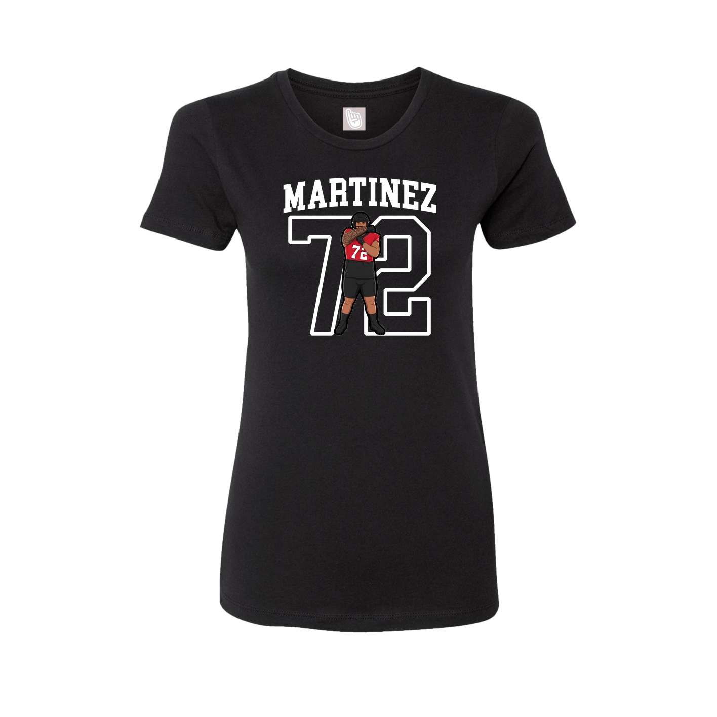 Fitted Women's Tee — Shirsey in Black