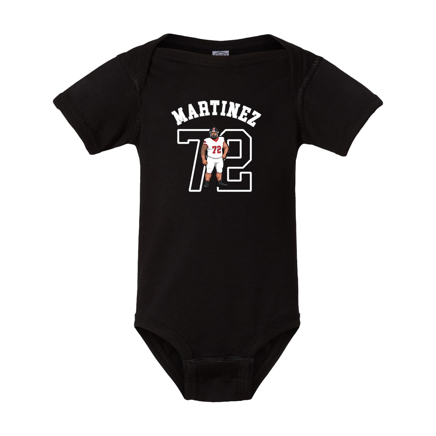 Baby Onesie — Shirsey Arch in Black