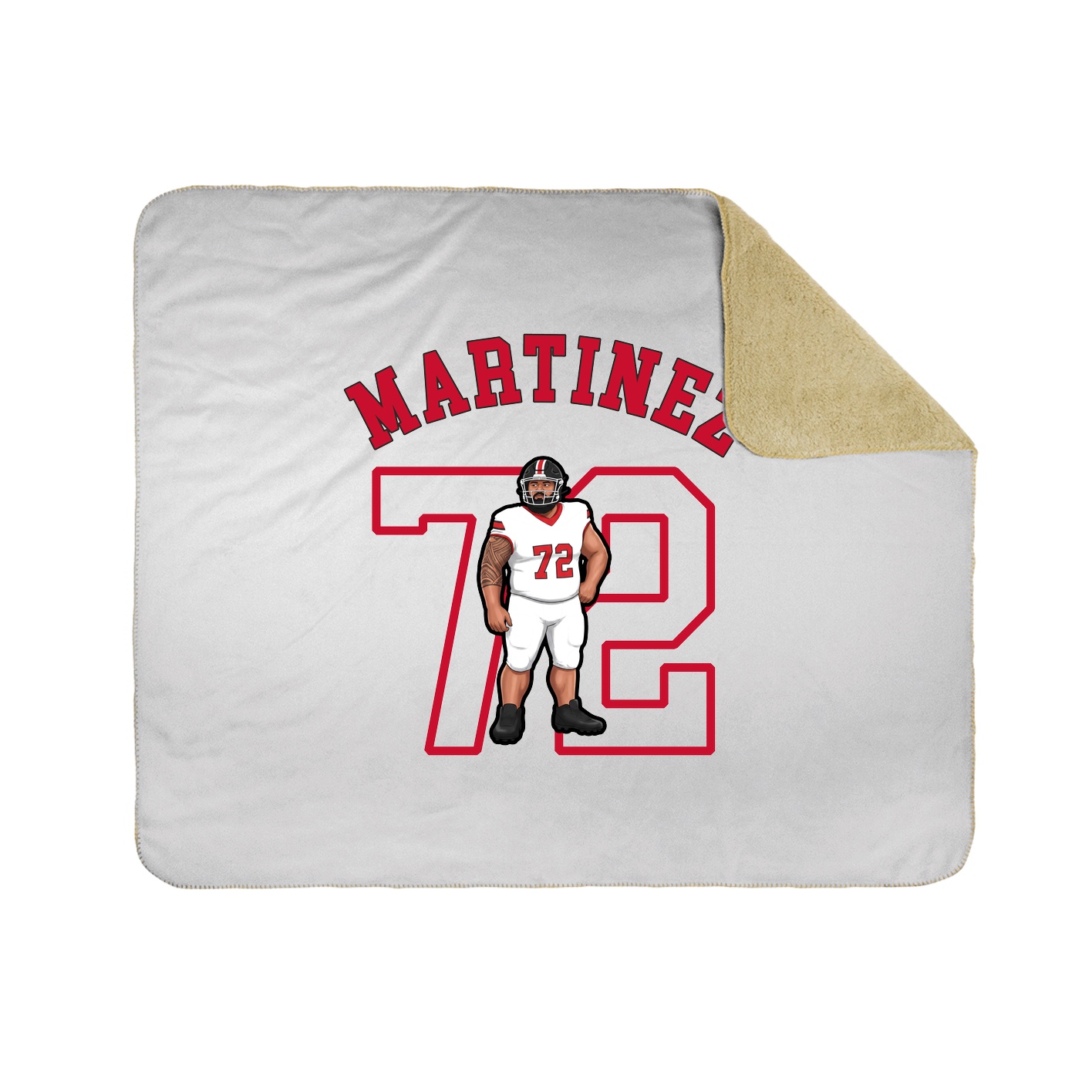 Throw Blanket — Shirsey Arch in White