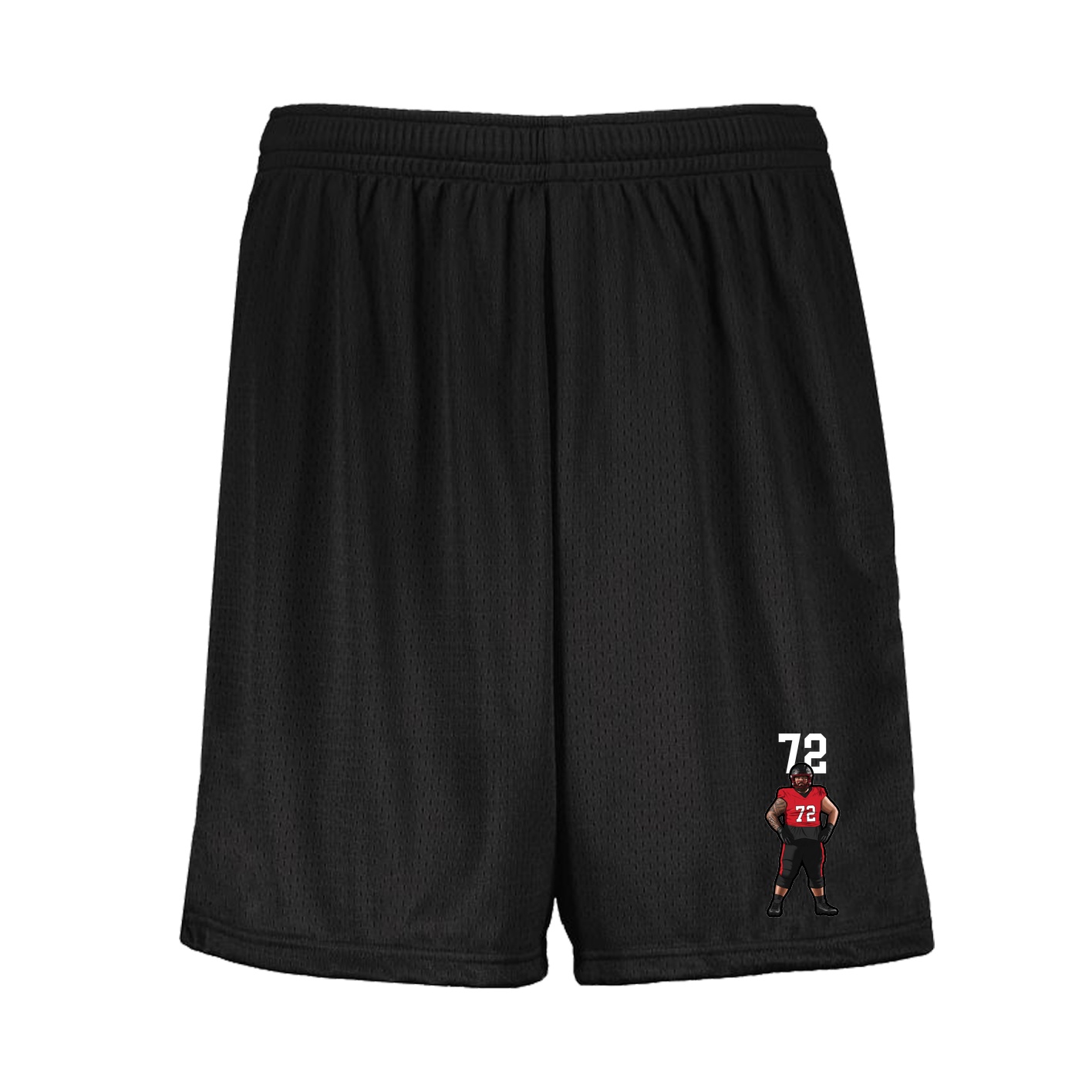 Shorts — Number Top in Black