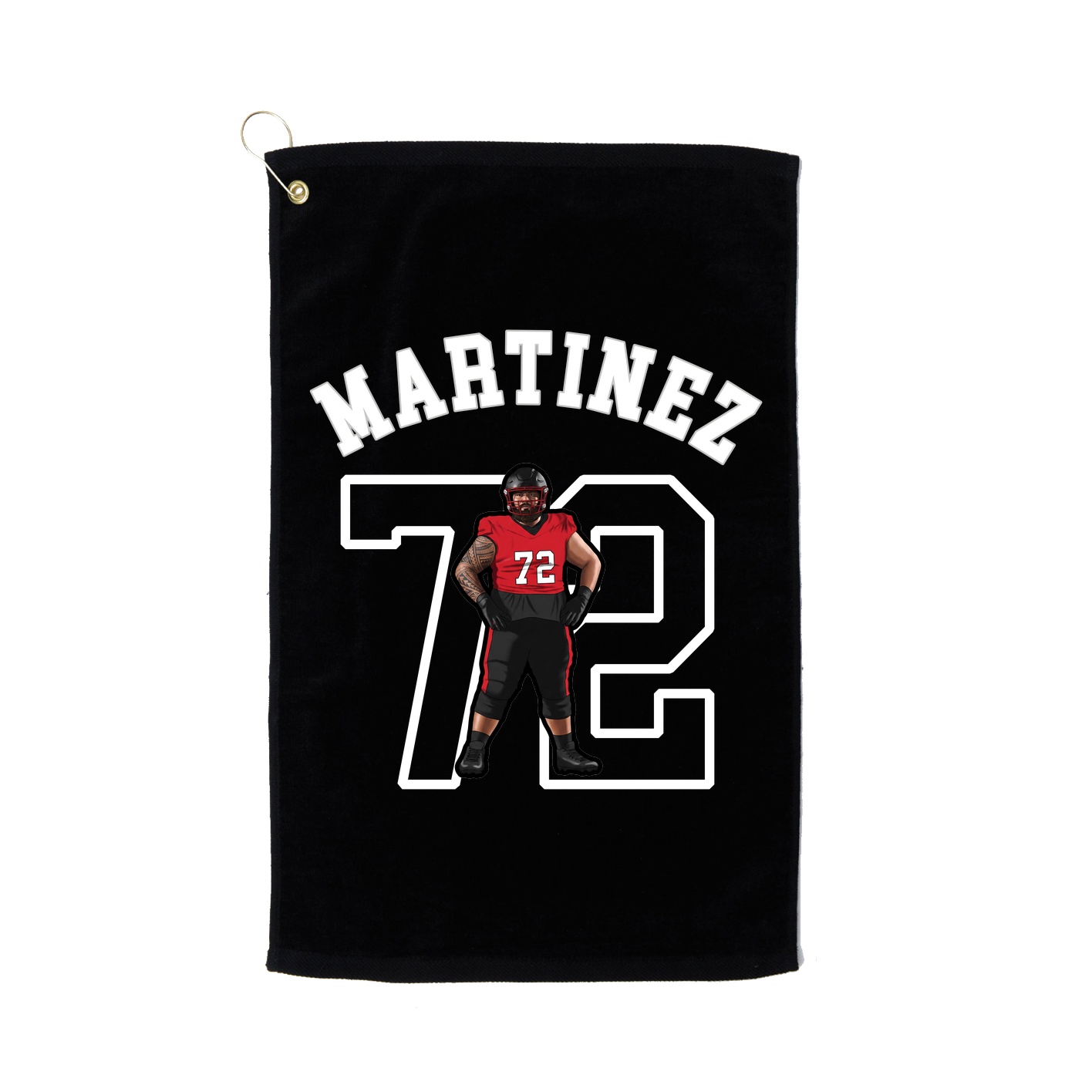 Golf Towel — Shirsey Arch in Black