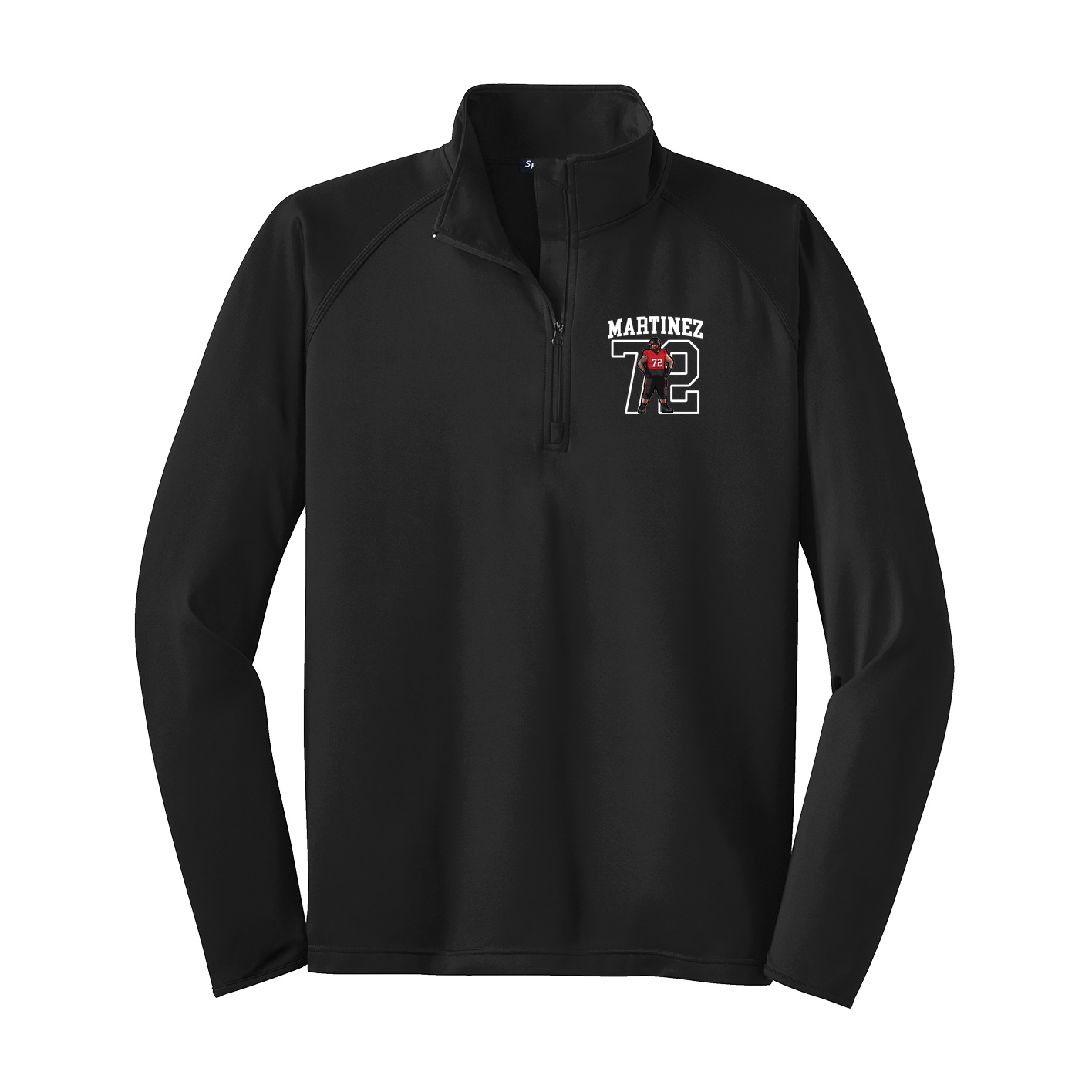Q-Zip Pullover — Shirsey in Black