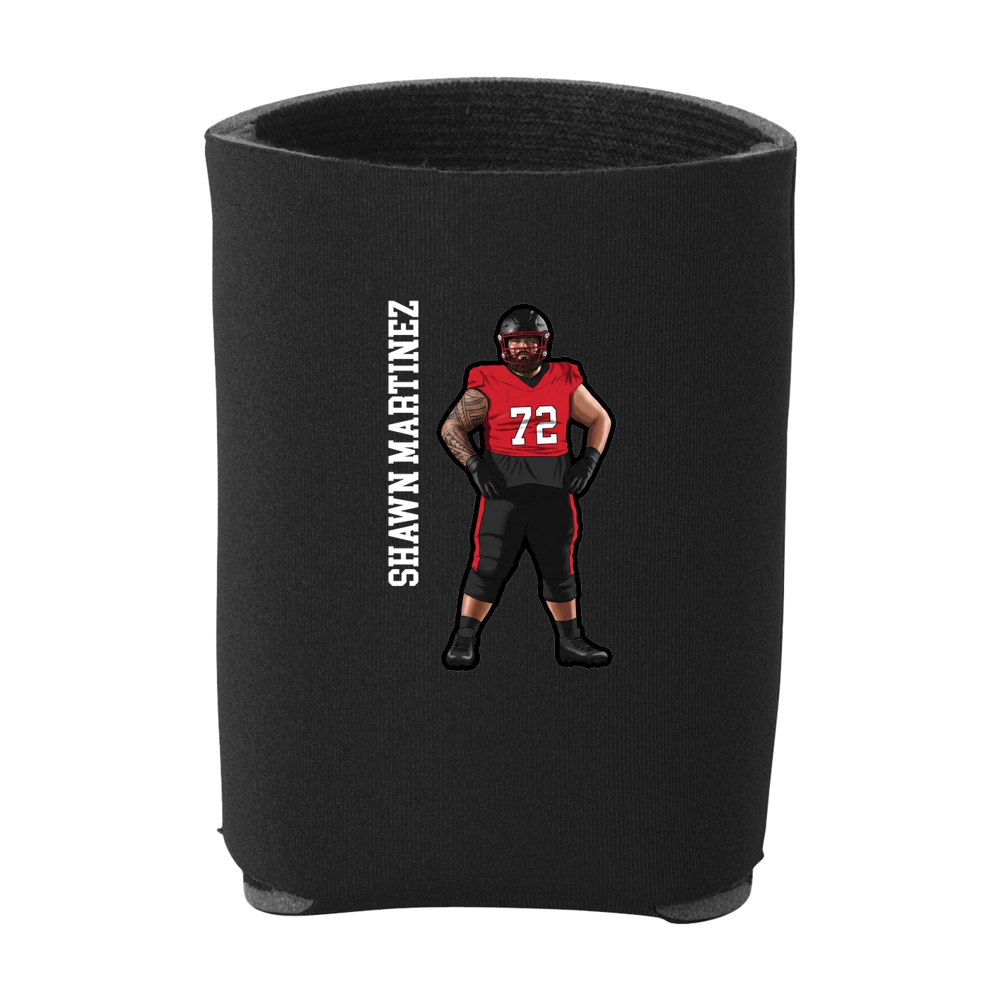 Can Holder — Name Vertical in Black