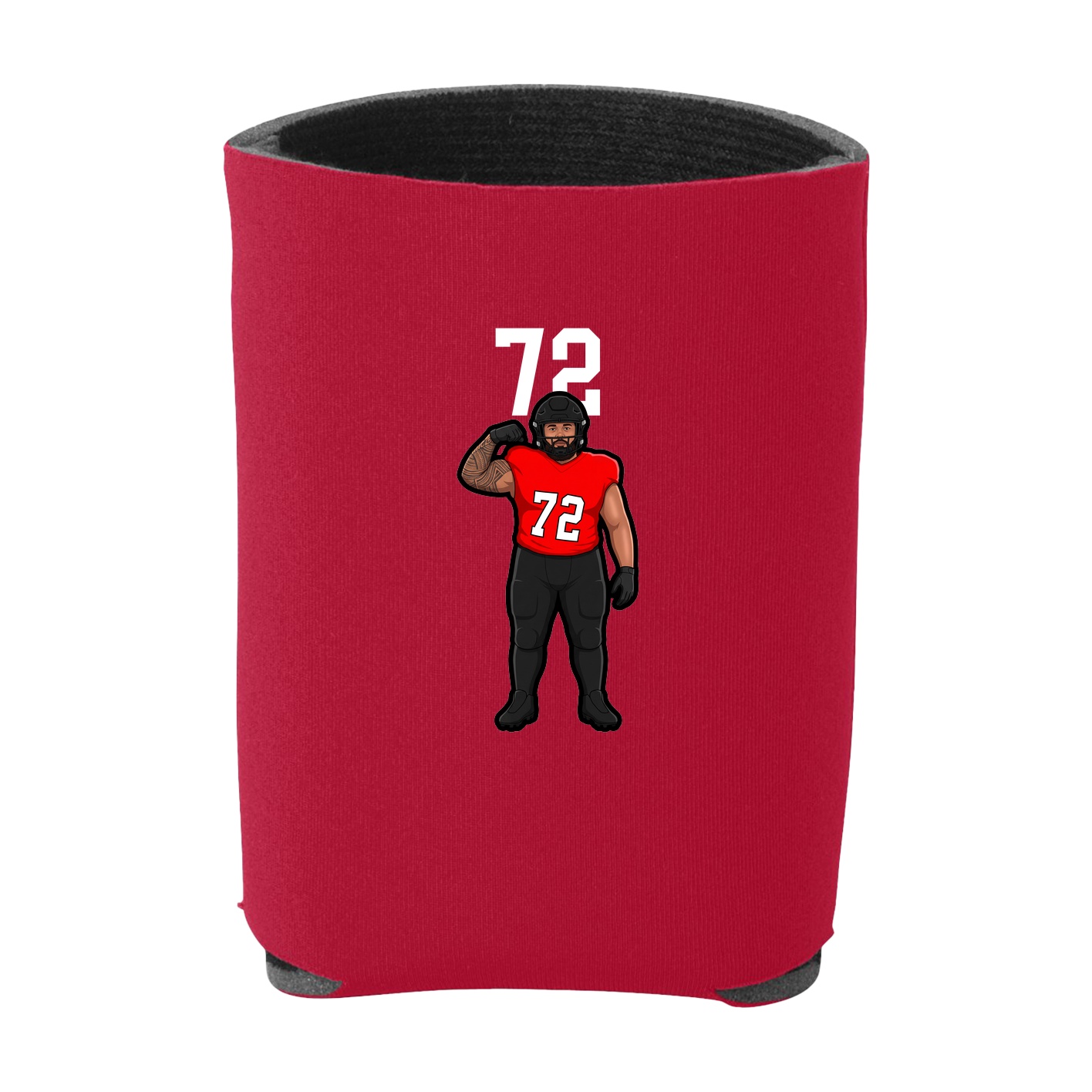 Can Holder — Number Top in Red