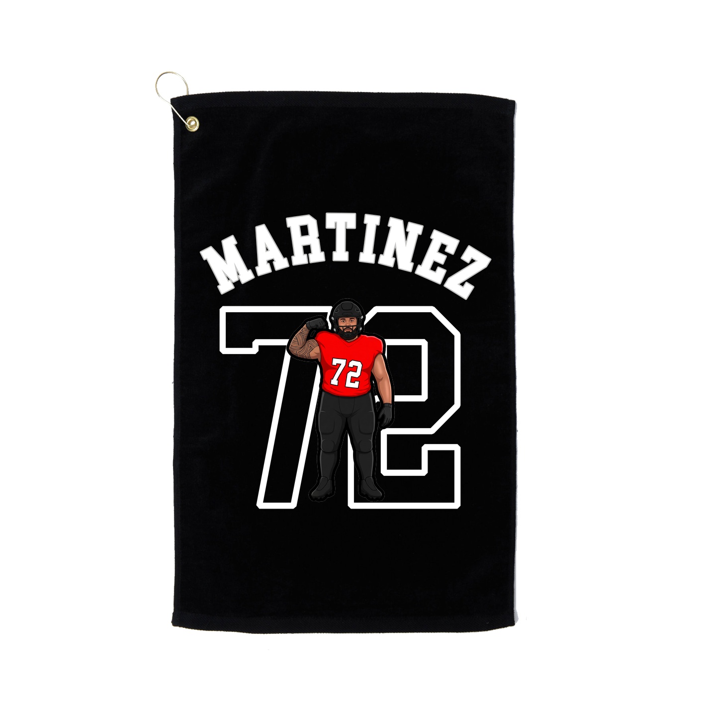 Golf Towel — Shirsey Arch in Black
