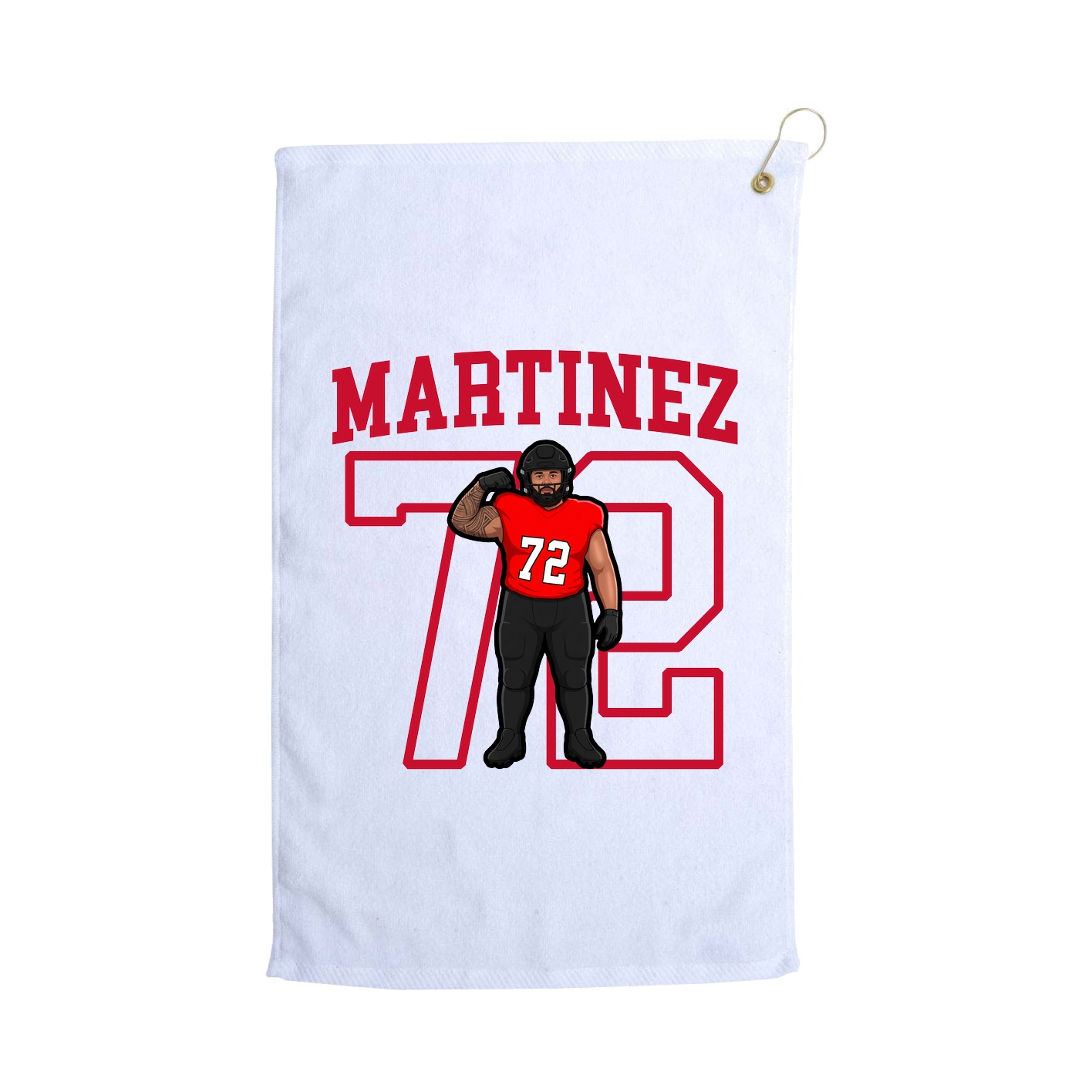 Golf Towel — Shirsey in White