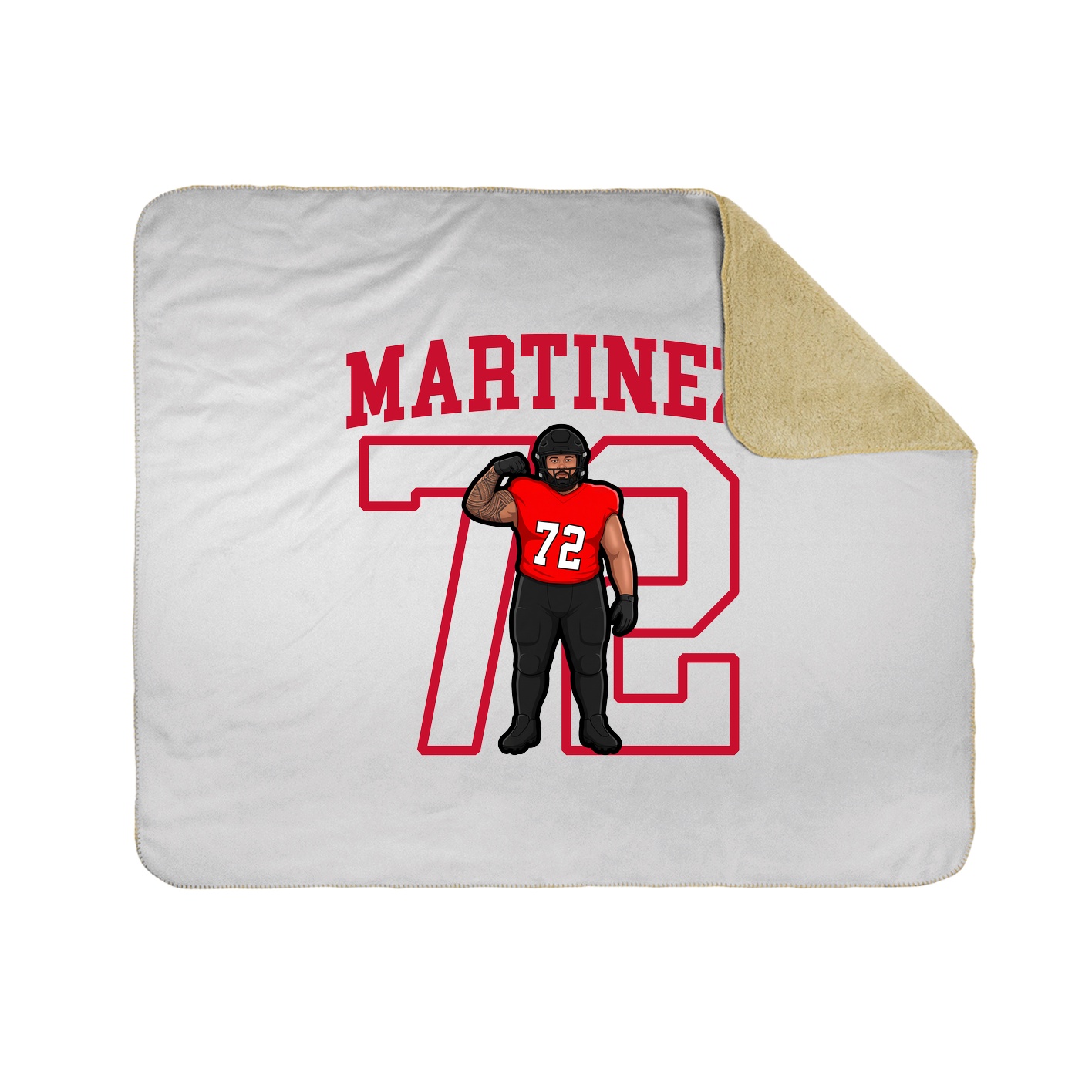 Throw Blanket — Shirsey in White